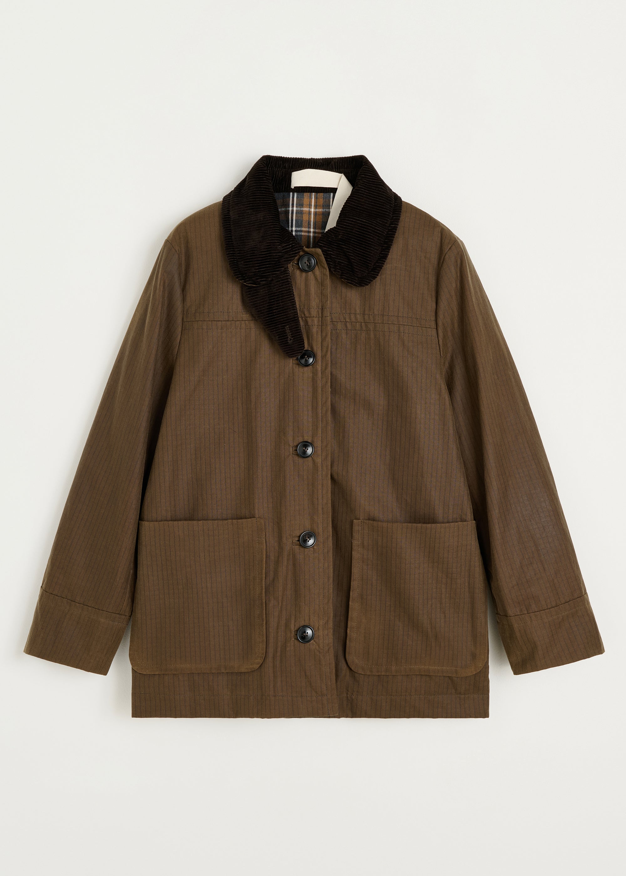 Jamie jacket ripstop oilskin | Bark