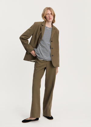 Jason blazer | Green Wood Jacket aiayu