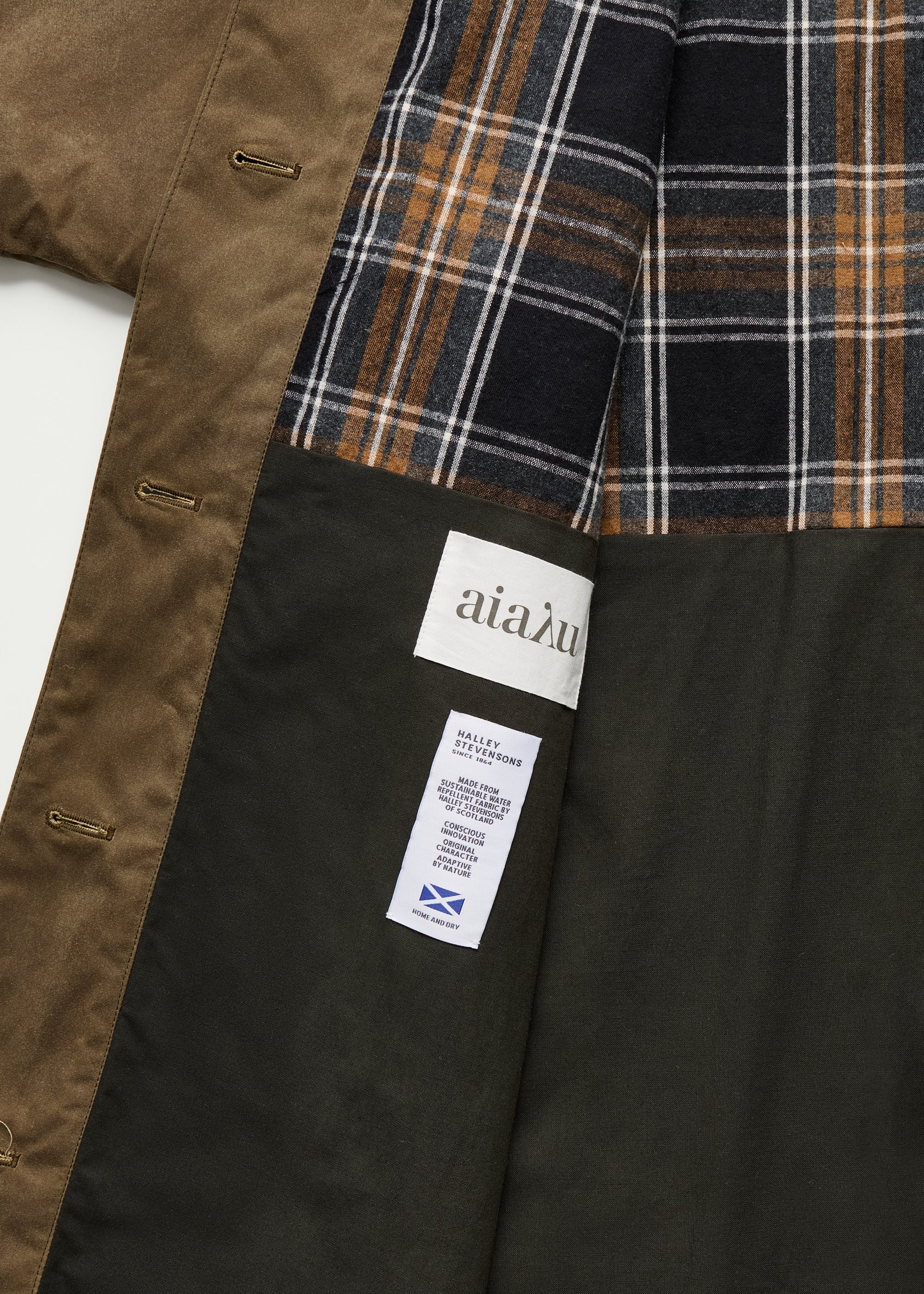Jay coat – oilskin | Bark Jacket aiayu