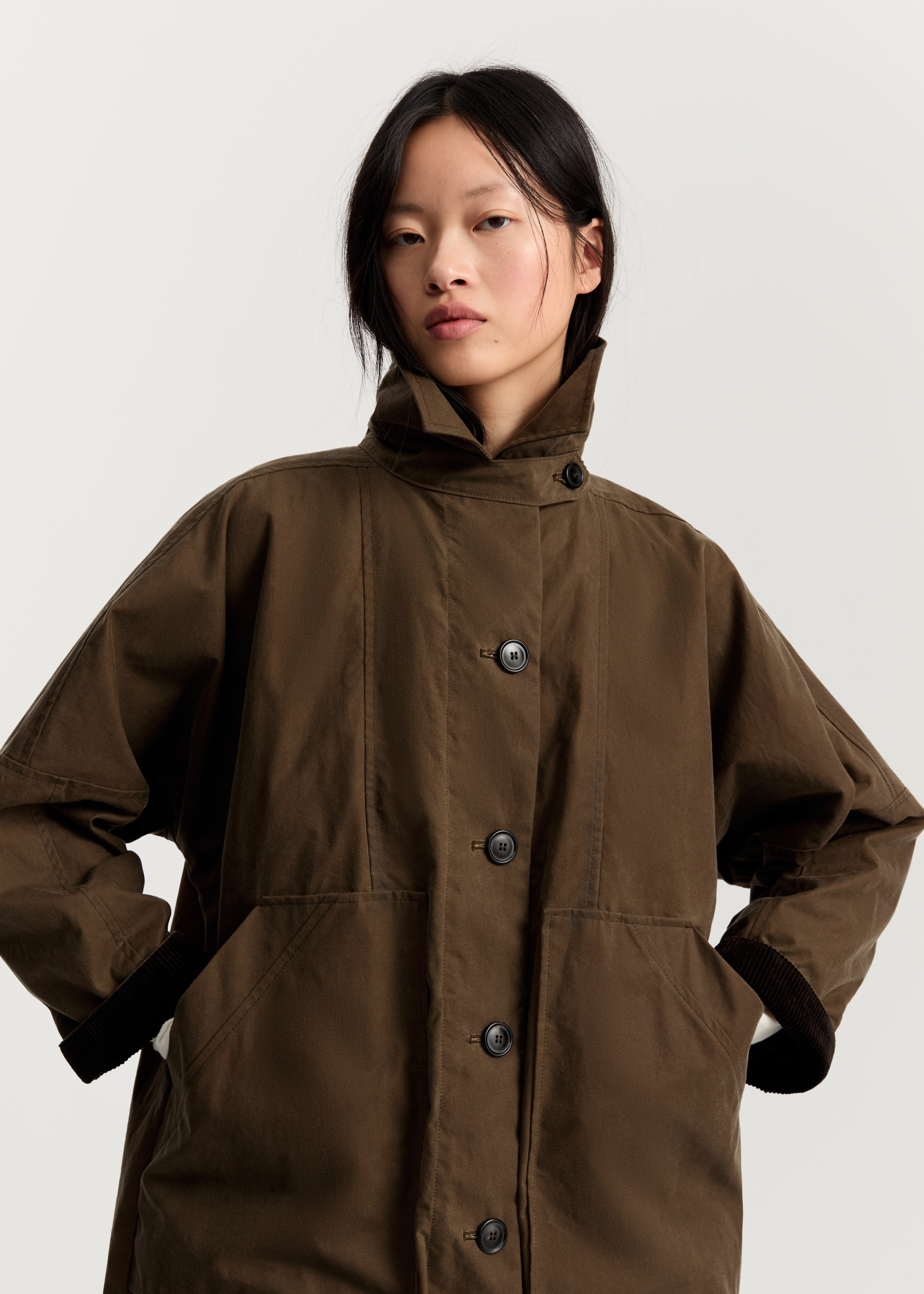 Jay coat – oilskin | Bark Jacket aiayu