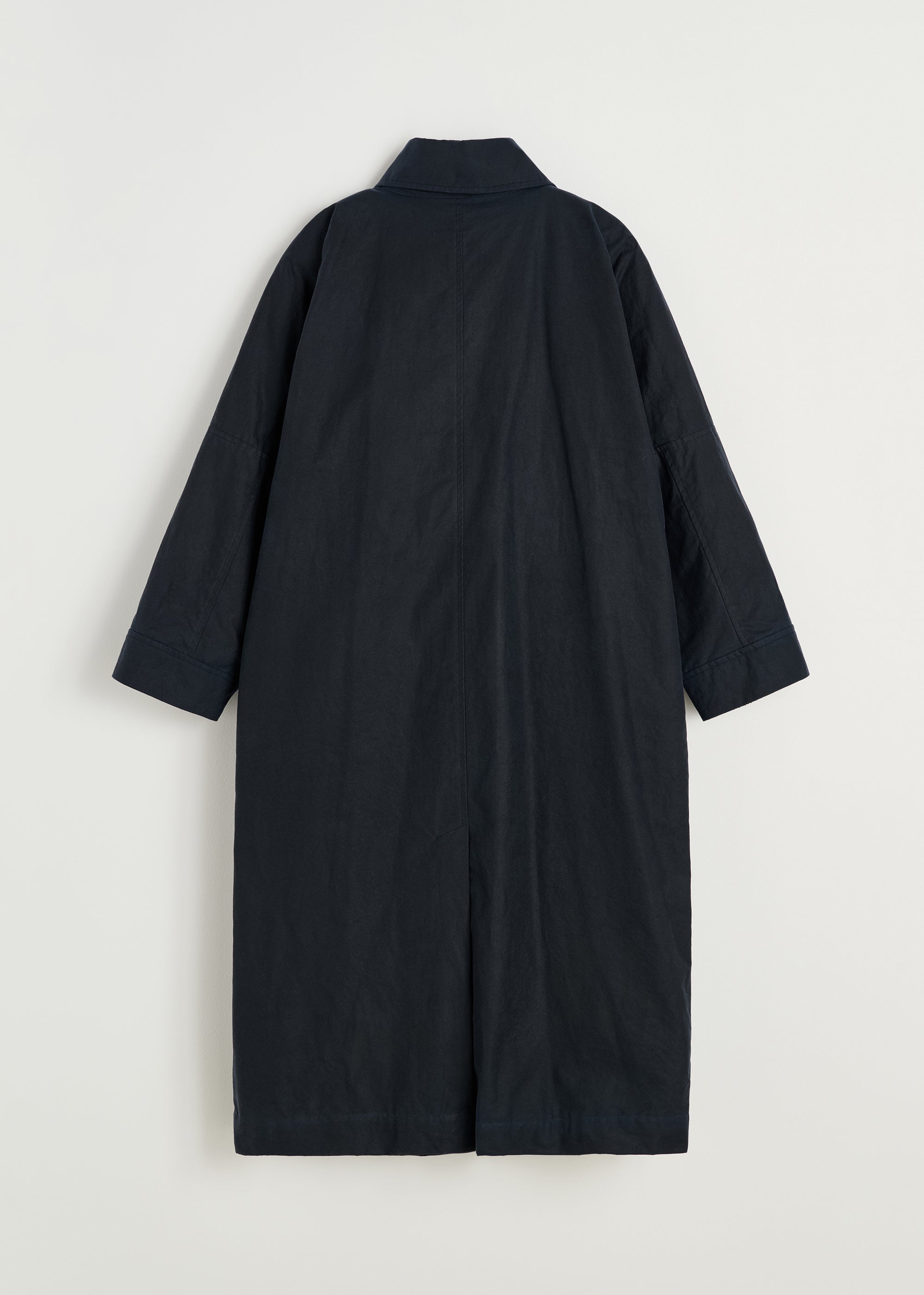 Jay coat – oilskin | Navy Jacket aiayu