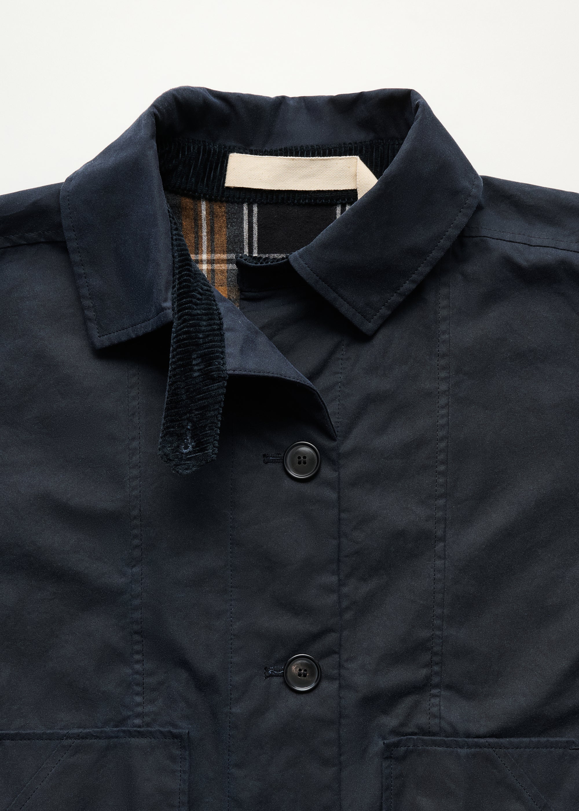 Jay coat – oilskin | Navy Jacket aiayu