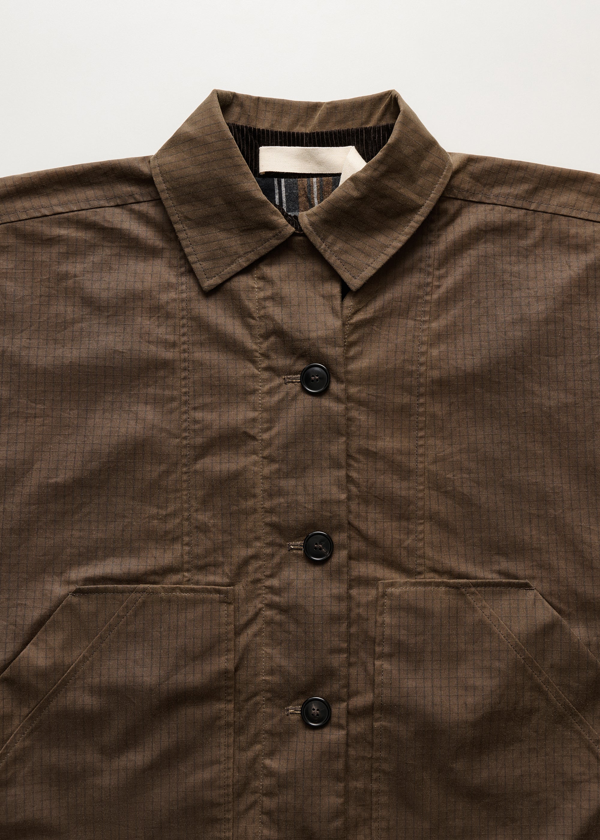 Jay coat ripstop – oilskin silkwax | Bark