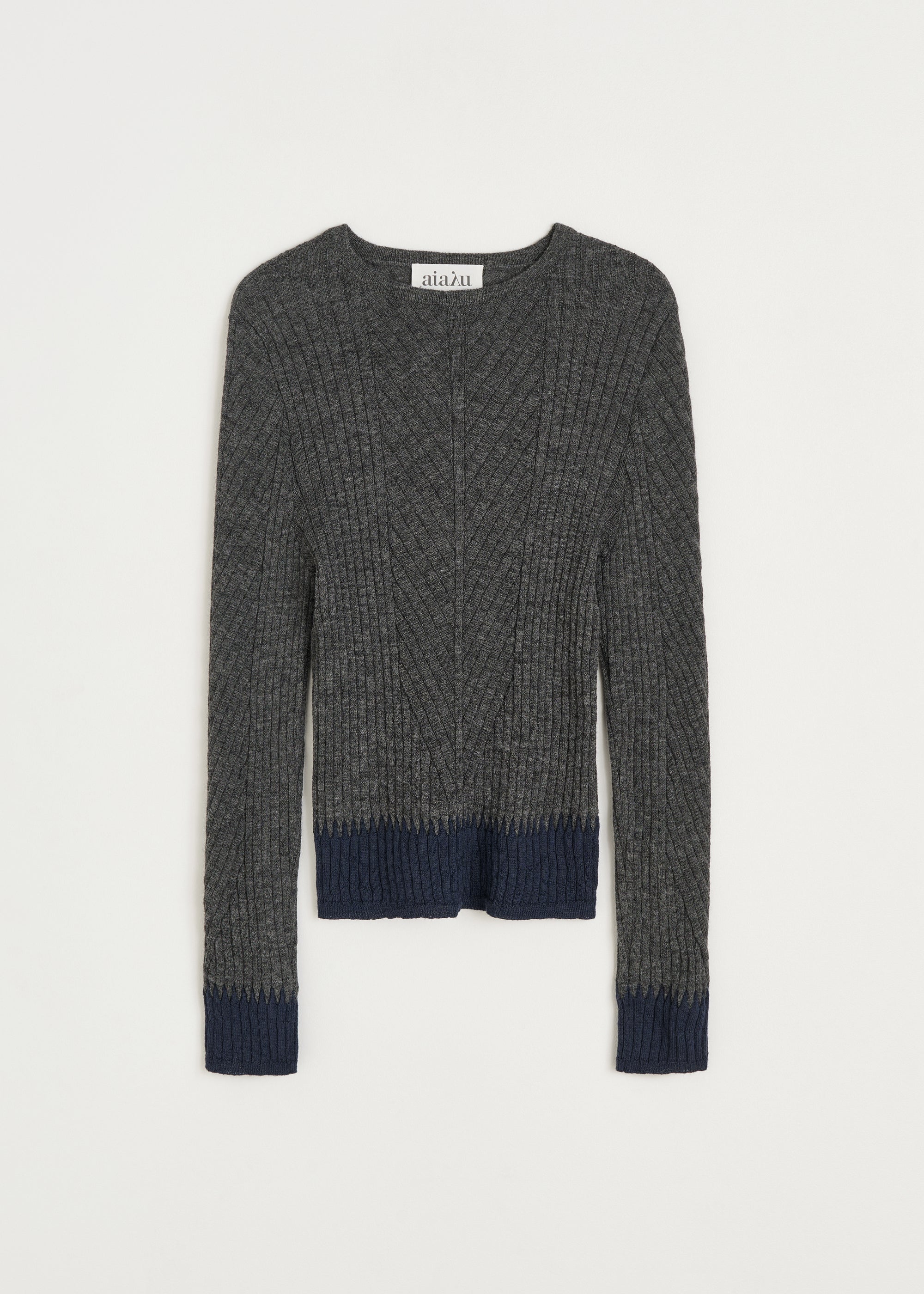 Jaya blouse – pure llama | Mix Stormy Sweater aiayu