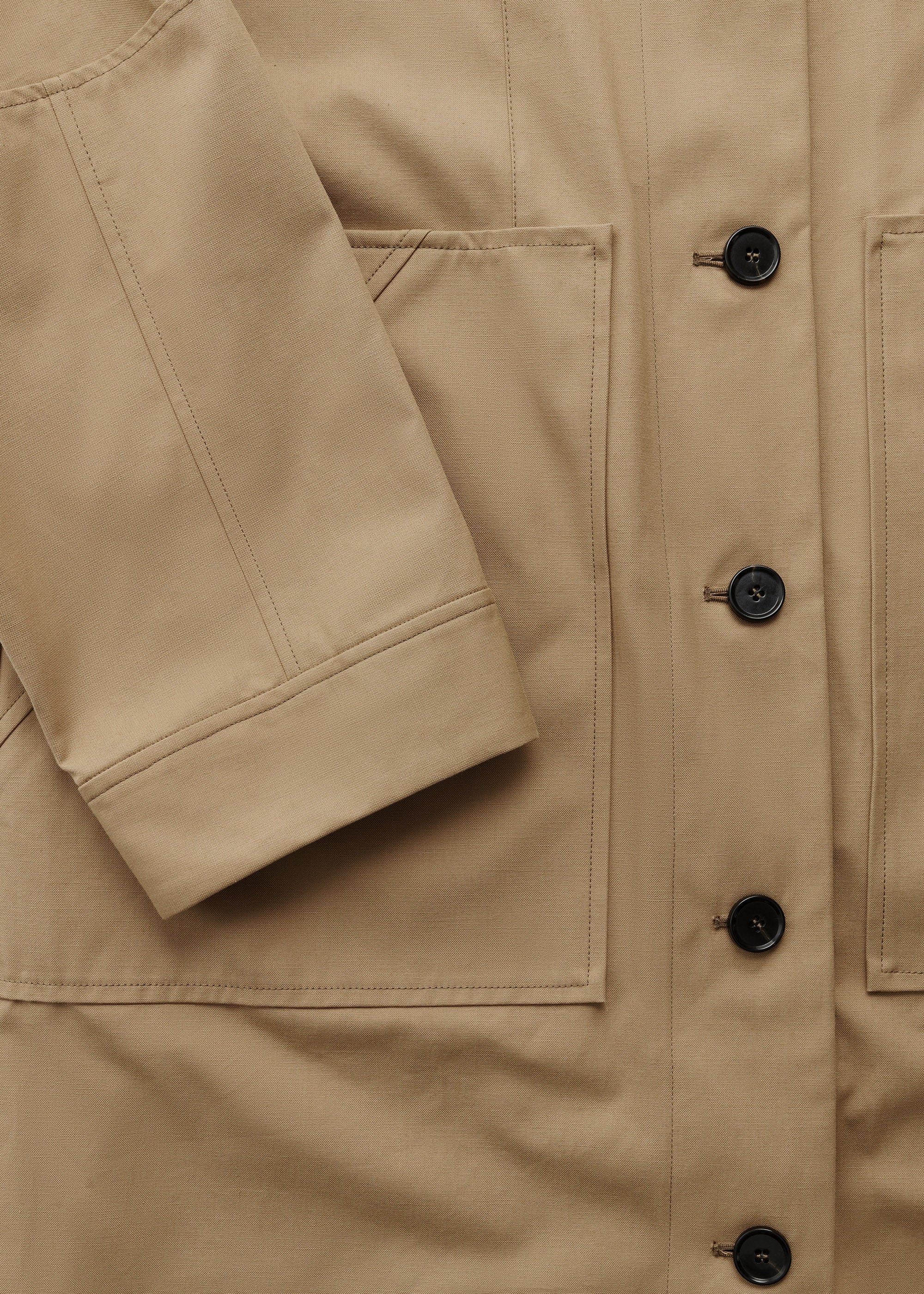 Jean coat - ventile | Caramel