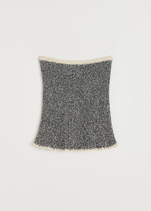 Jin knitted skirt | Mix Dark Blue
