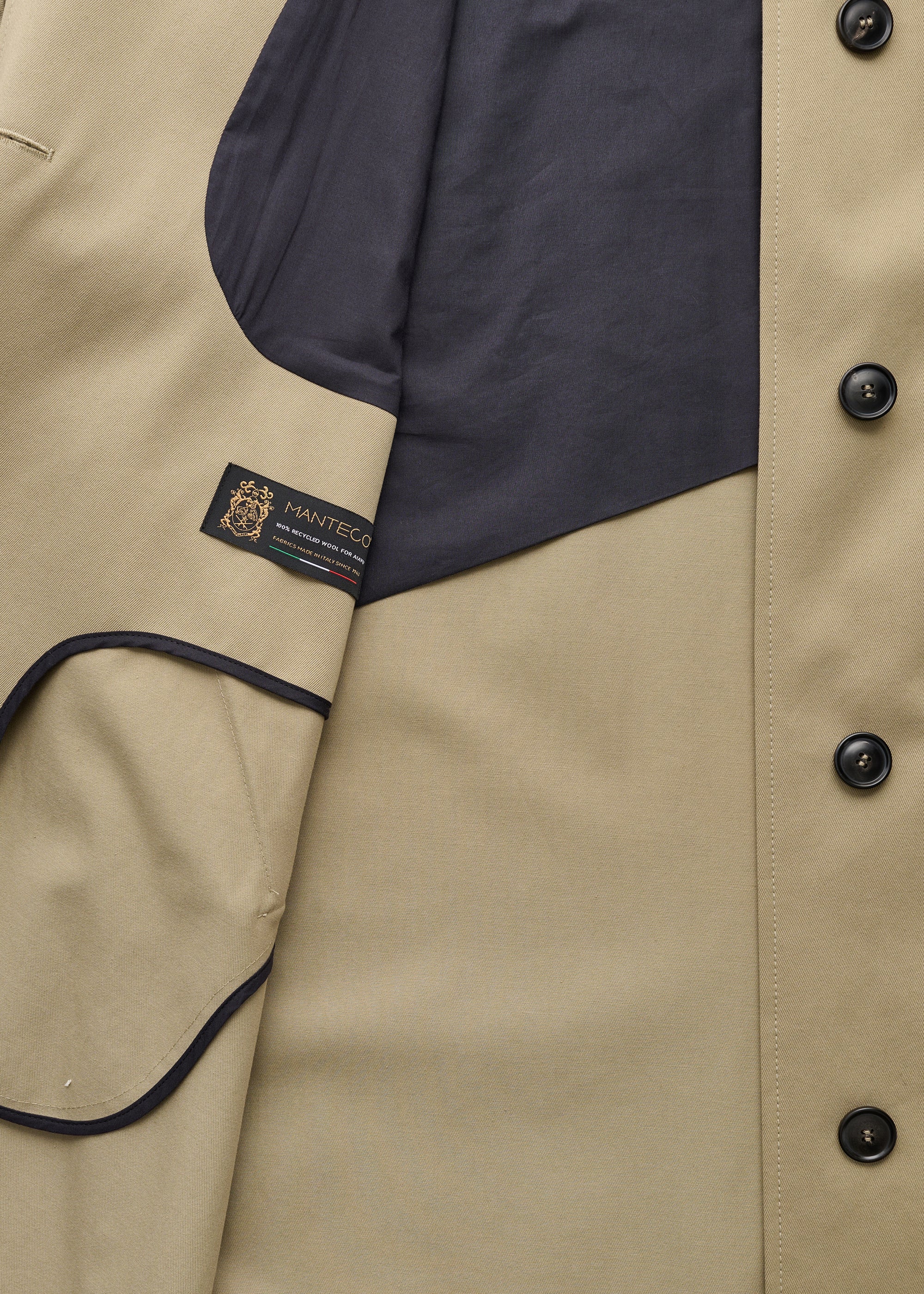 Jo coat twill | Classic Khaki Coat aiayu