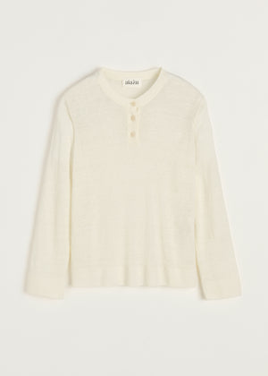 Kanika sweater – linen | Ecru Sweater aiayu