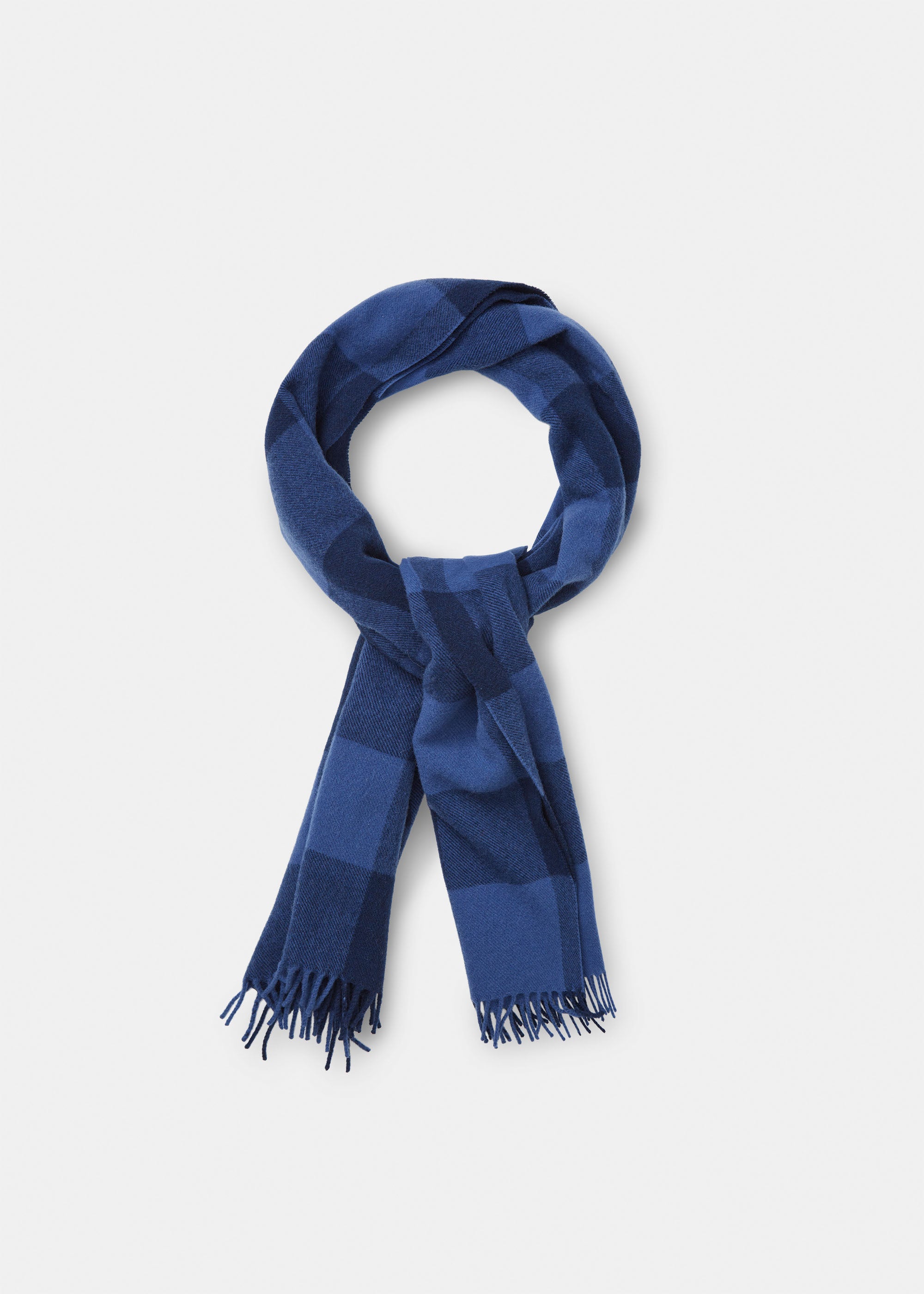 Kay wool scarf | Mix Blue
