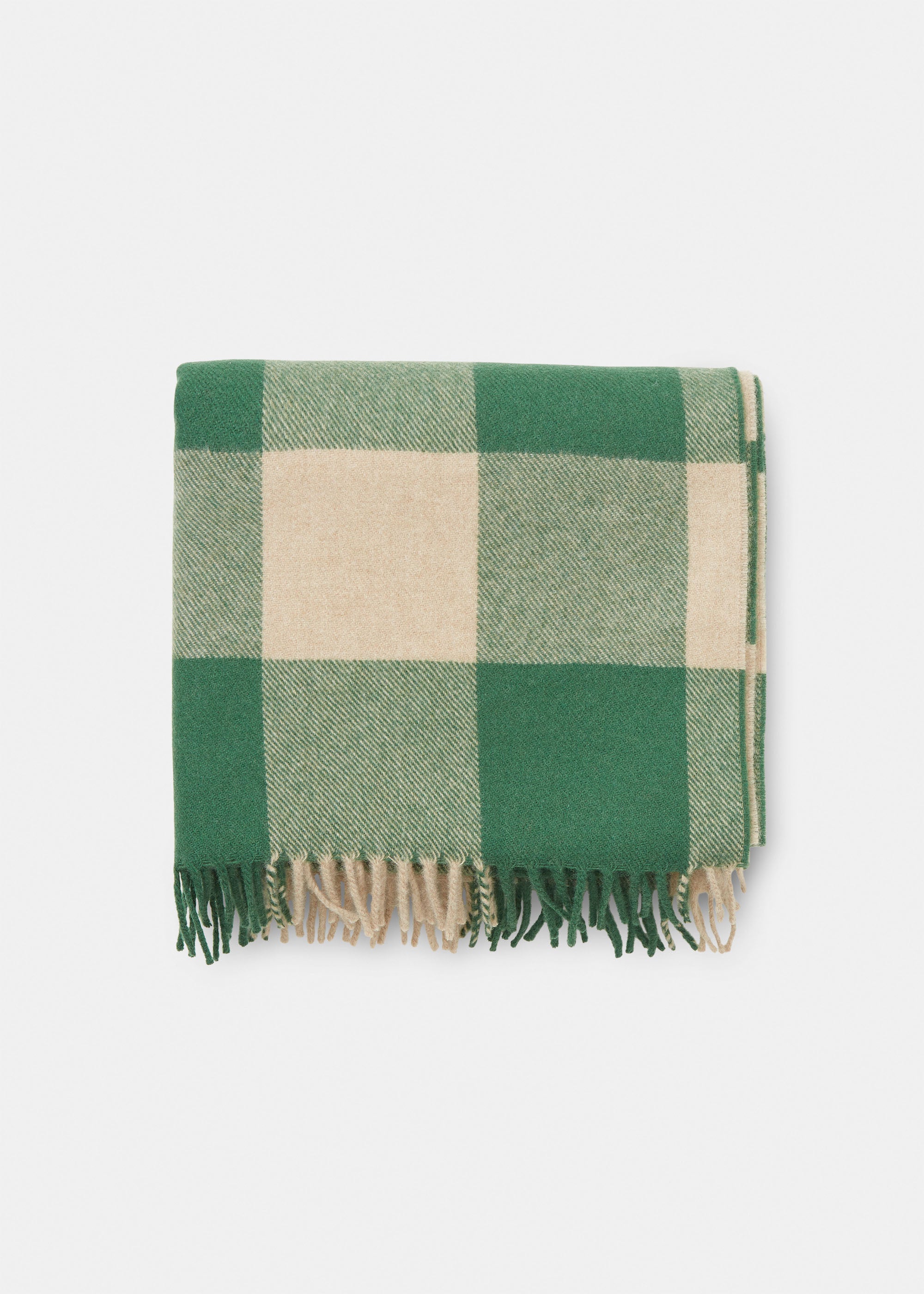 Kay wool scarf | Mix Green