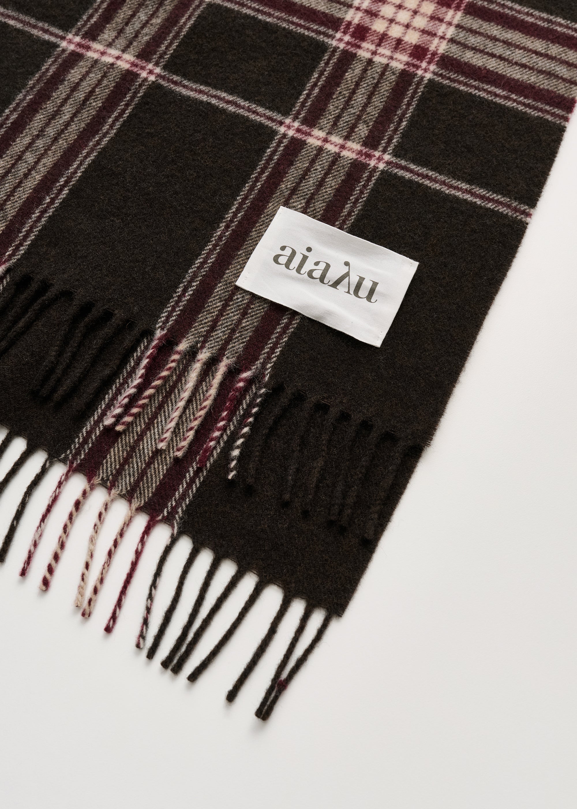 Kaya scarf – wool | Mix brown Scarf aiayu