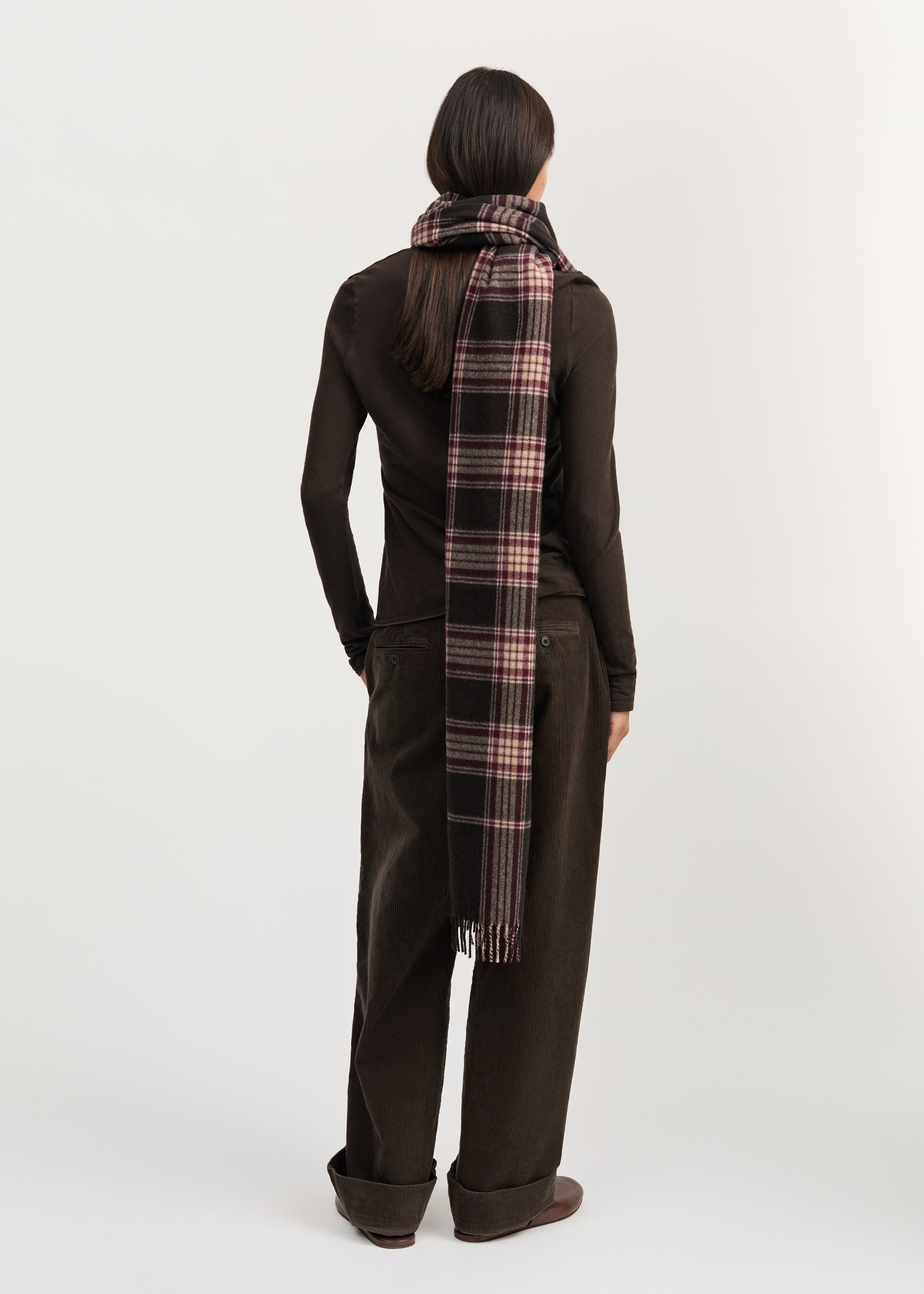 Kaya scarf – wool | Mix brown Scarf aiayu