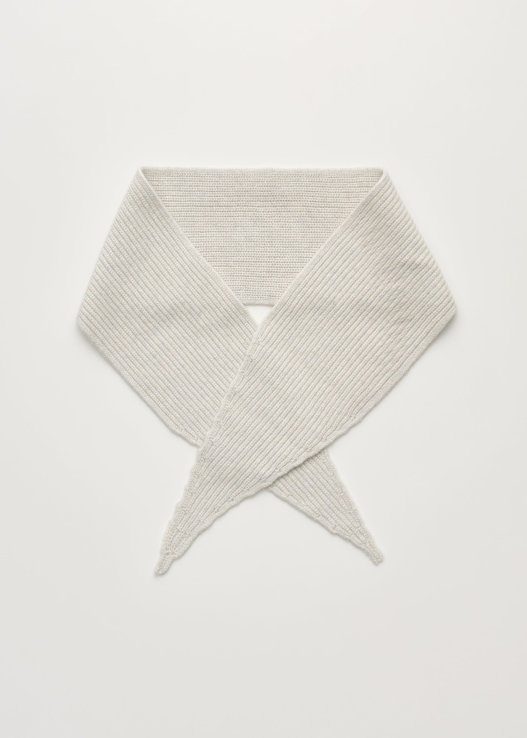 Knox scarf – cashmere | Dove Mouline Scarf aiayu