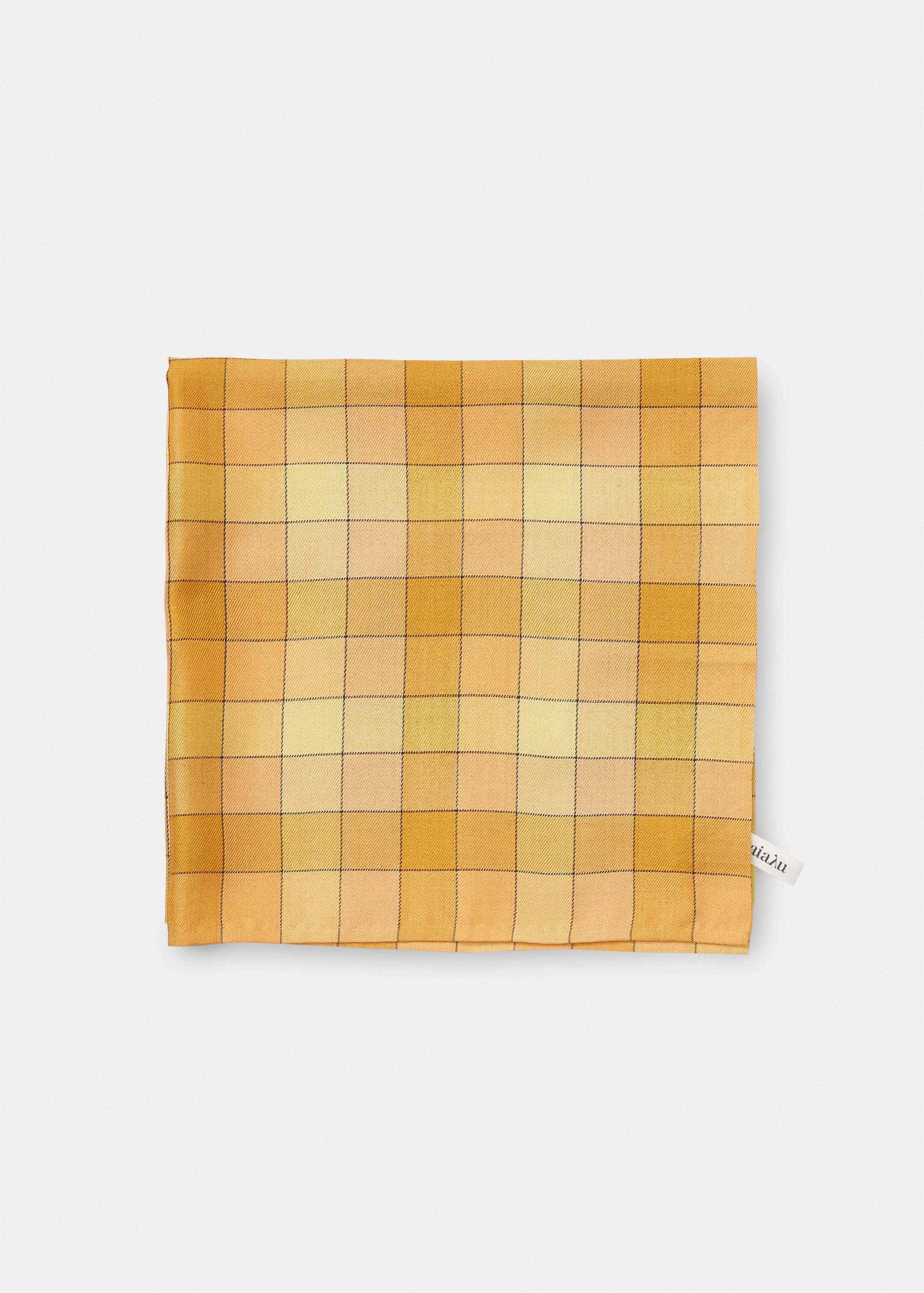 Kody silk scarf | Yellow Stone