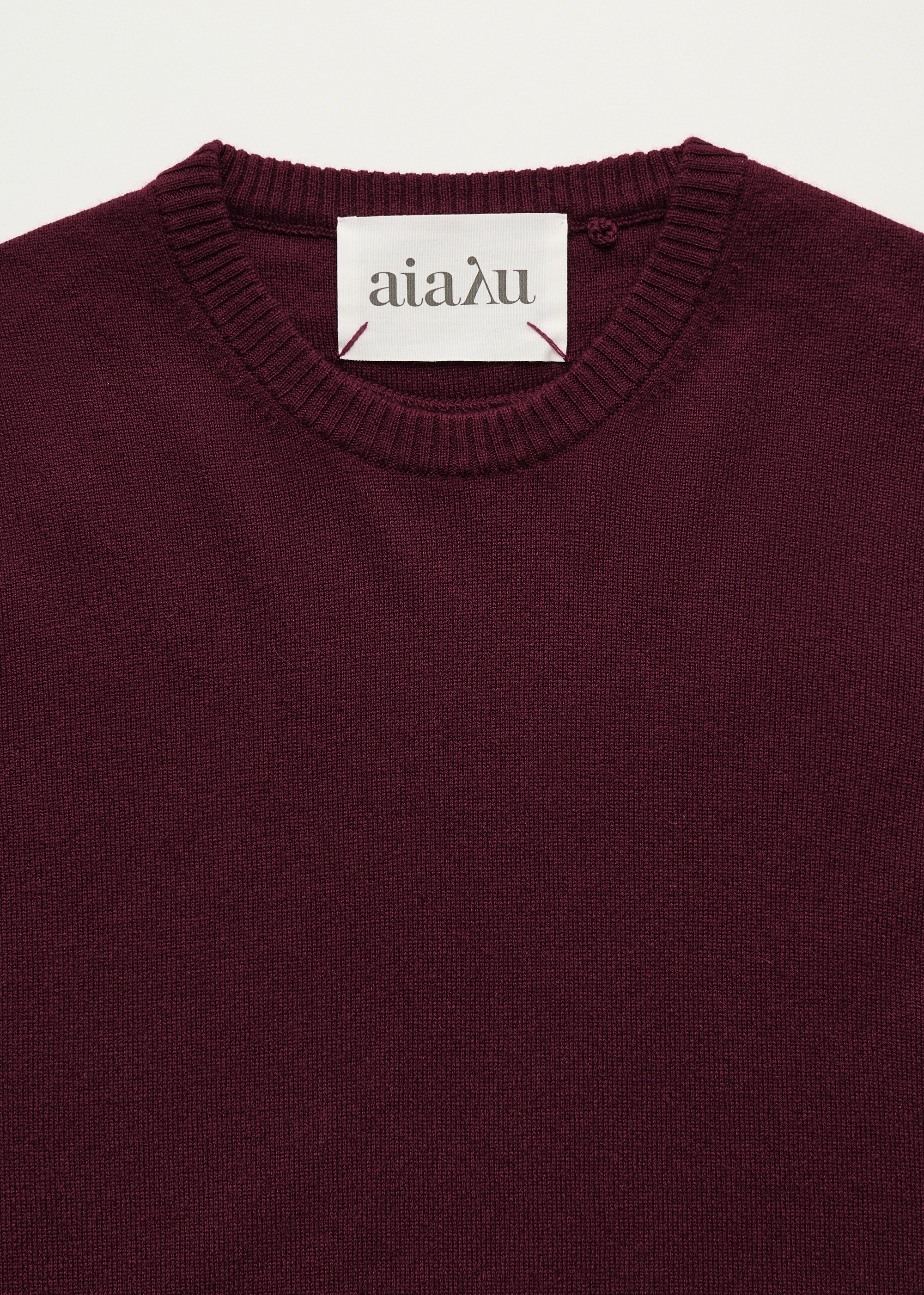 Leonardo sweater – cashmere | Bordeaux Sweater aiayu