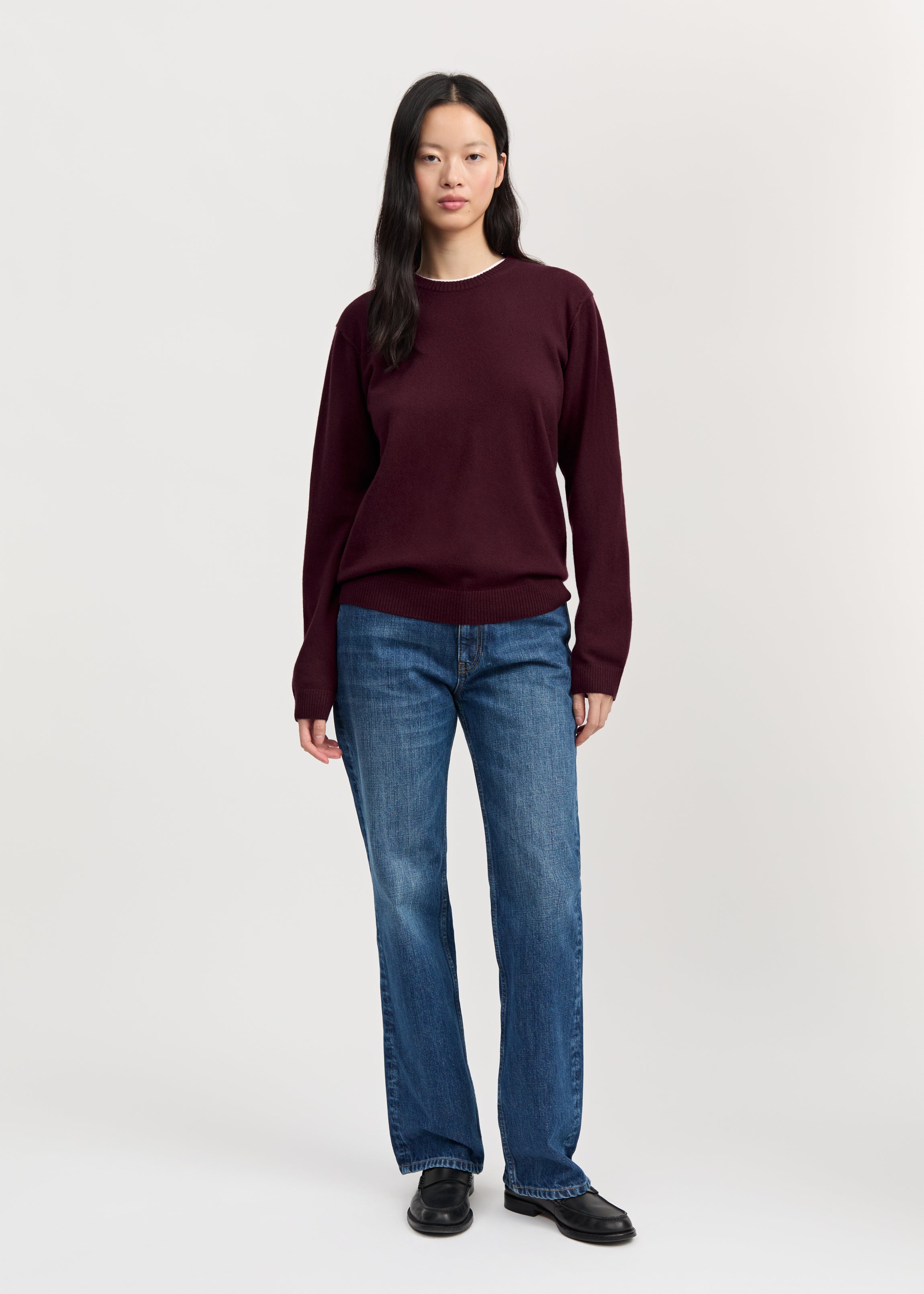 Leonardo sweater – cashmere | Bordeaux Sweater aiayu