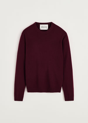 Leonardo sweater – cashmere | Bordeaux Sweater aiayu