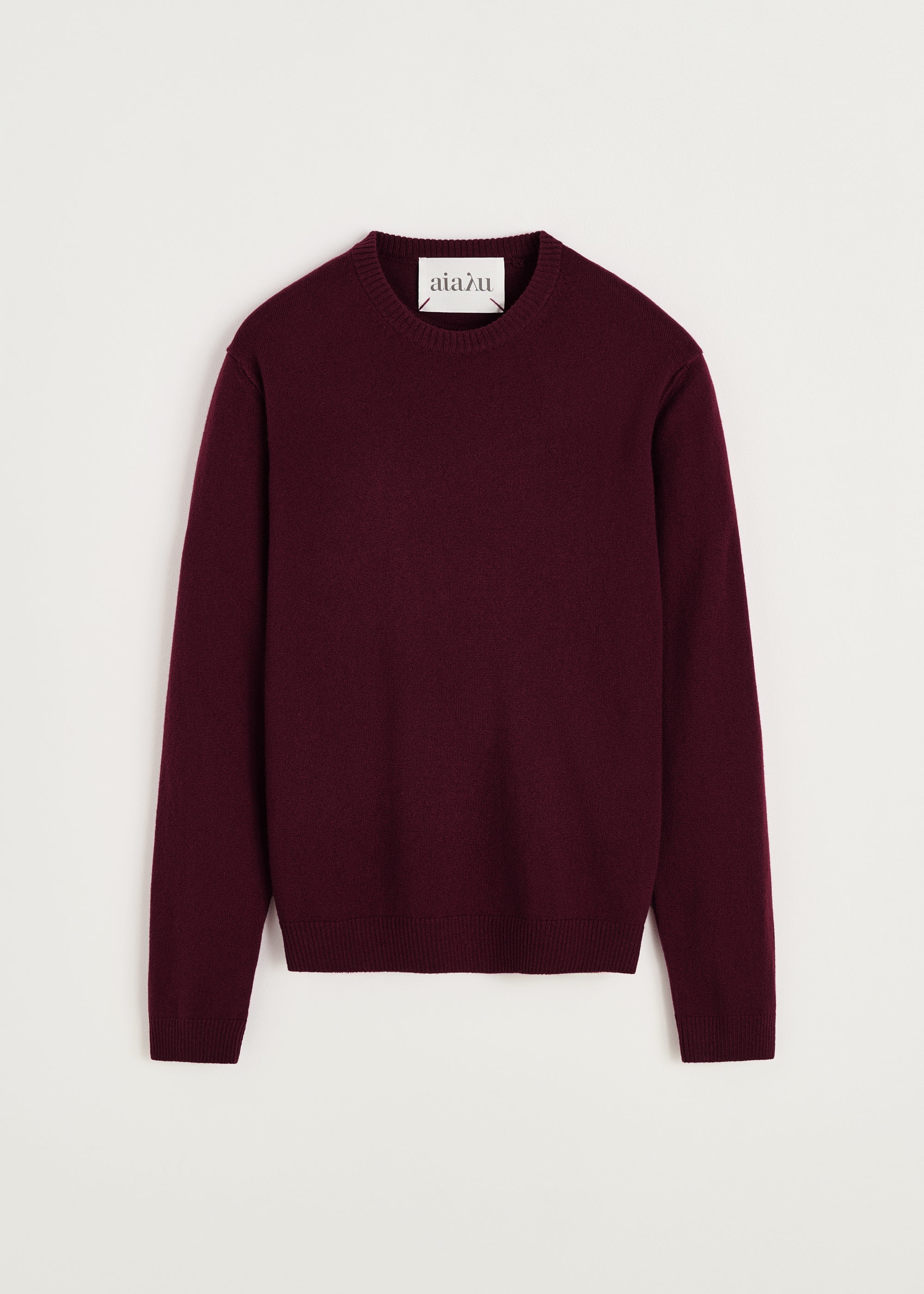 Leonardo sweater – cashmere | Bordeaux Sweater aiayu