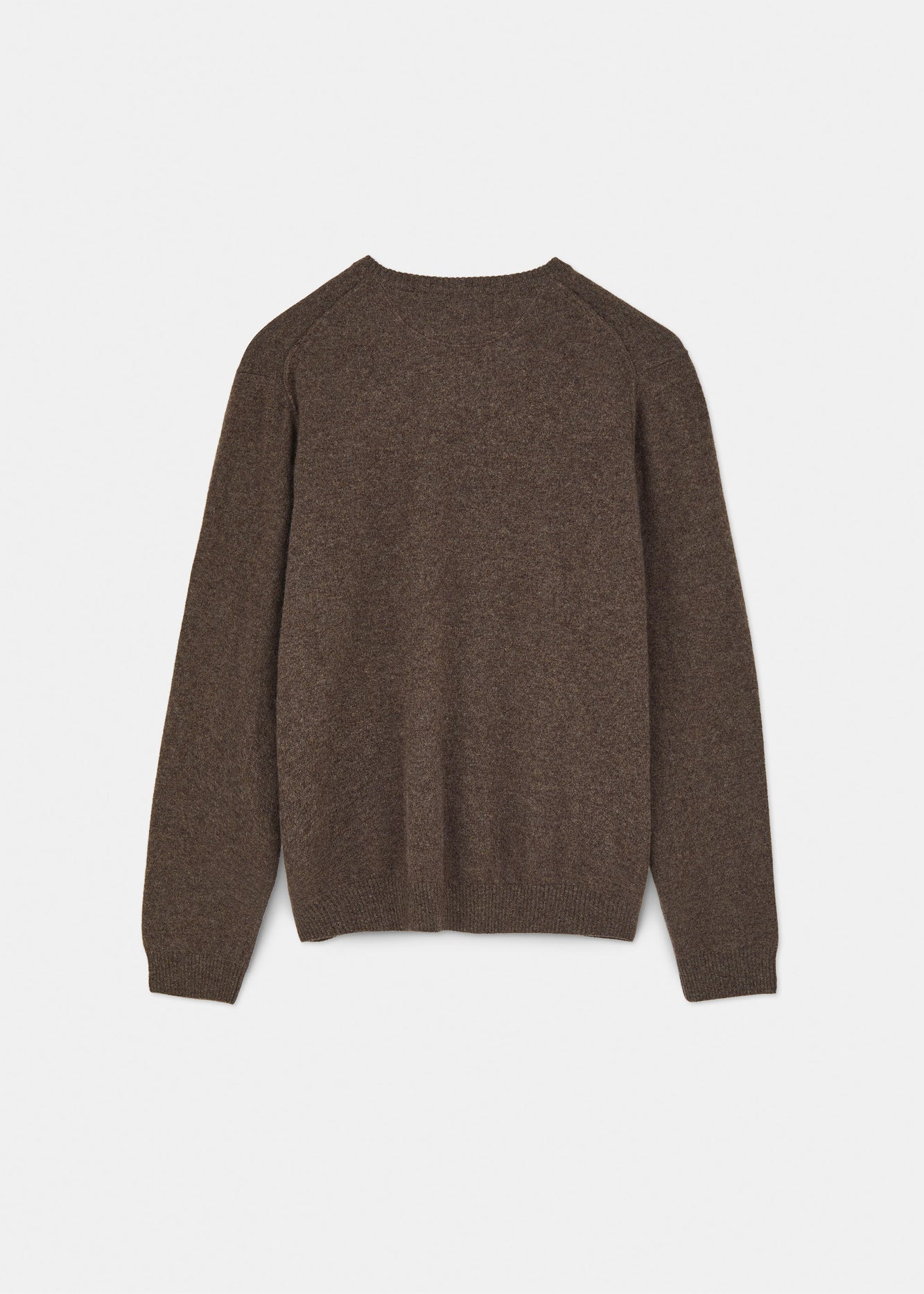 Leonardo cashmere sweater | Pure Dark Brown