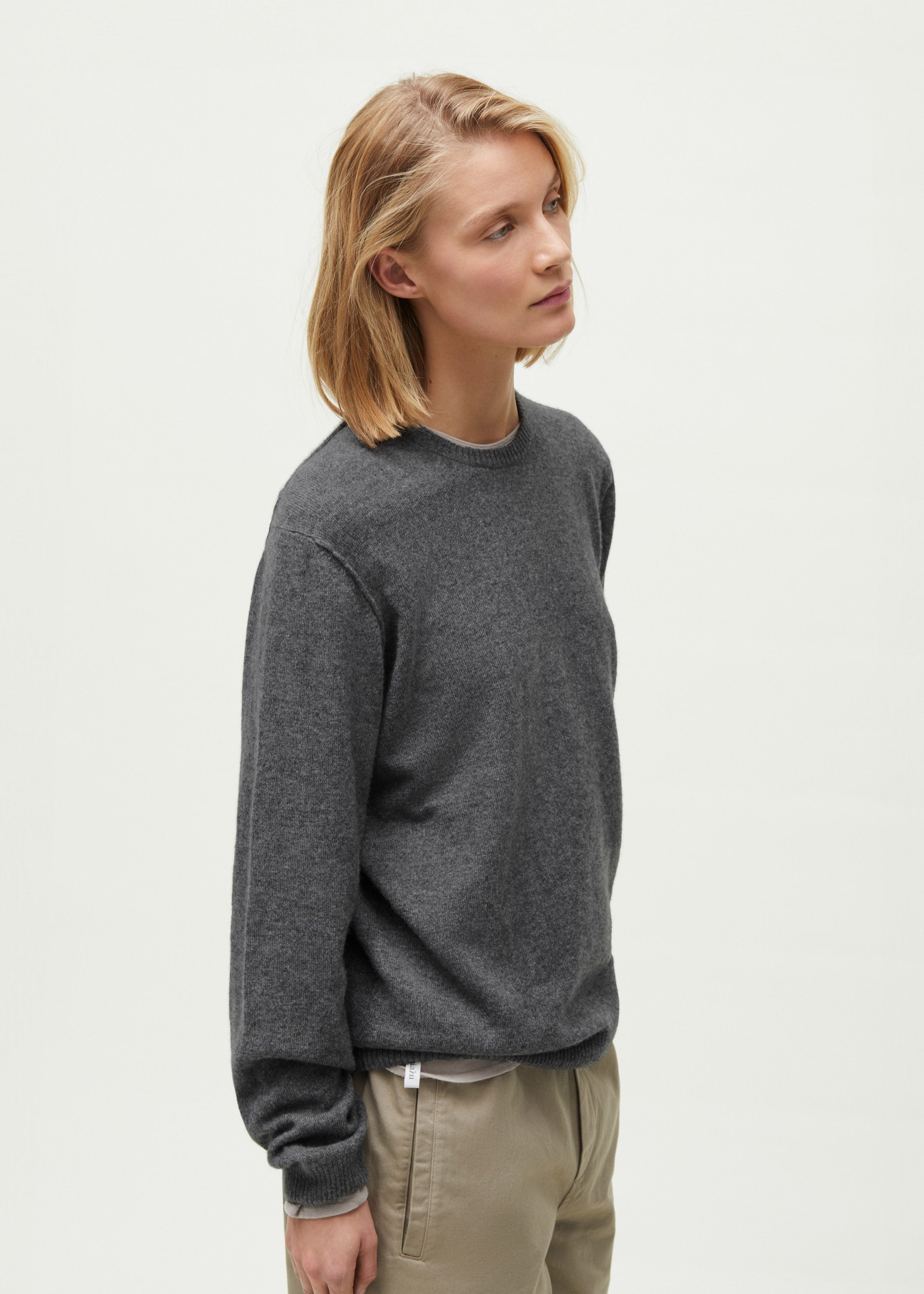 Leonardo cashmere sweater | Stormy