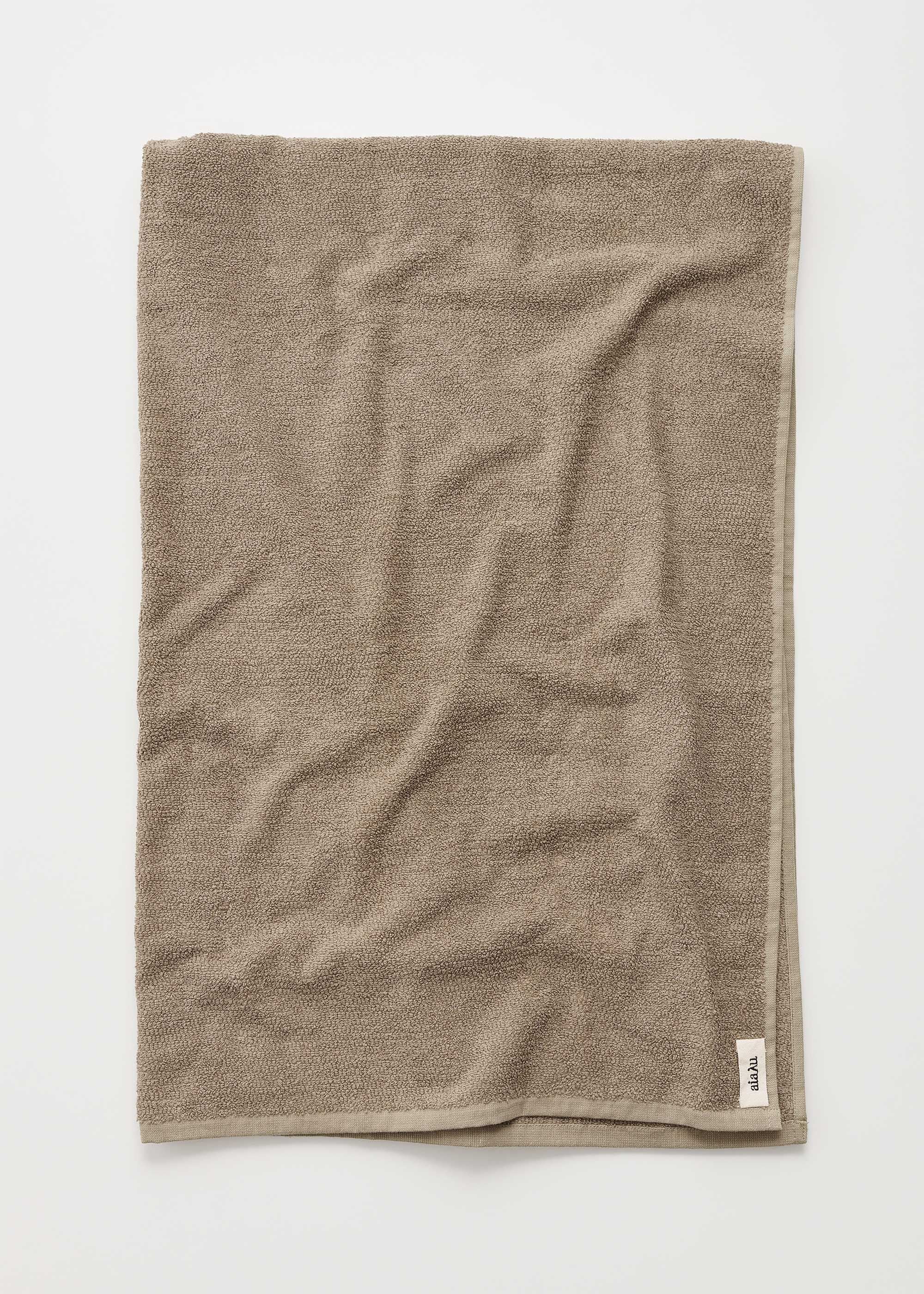 Linen bath sheet - 100x150 | Earth