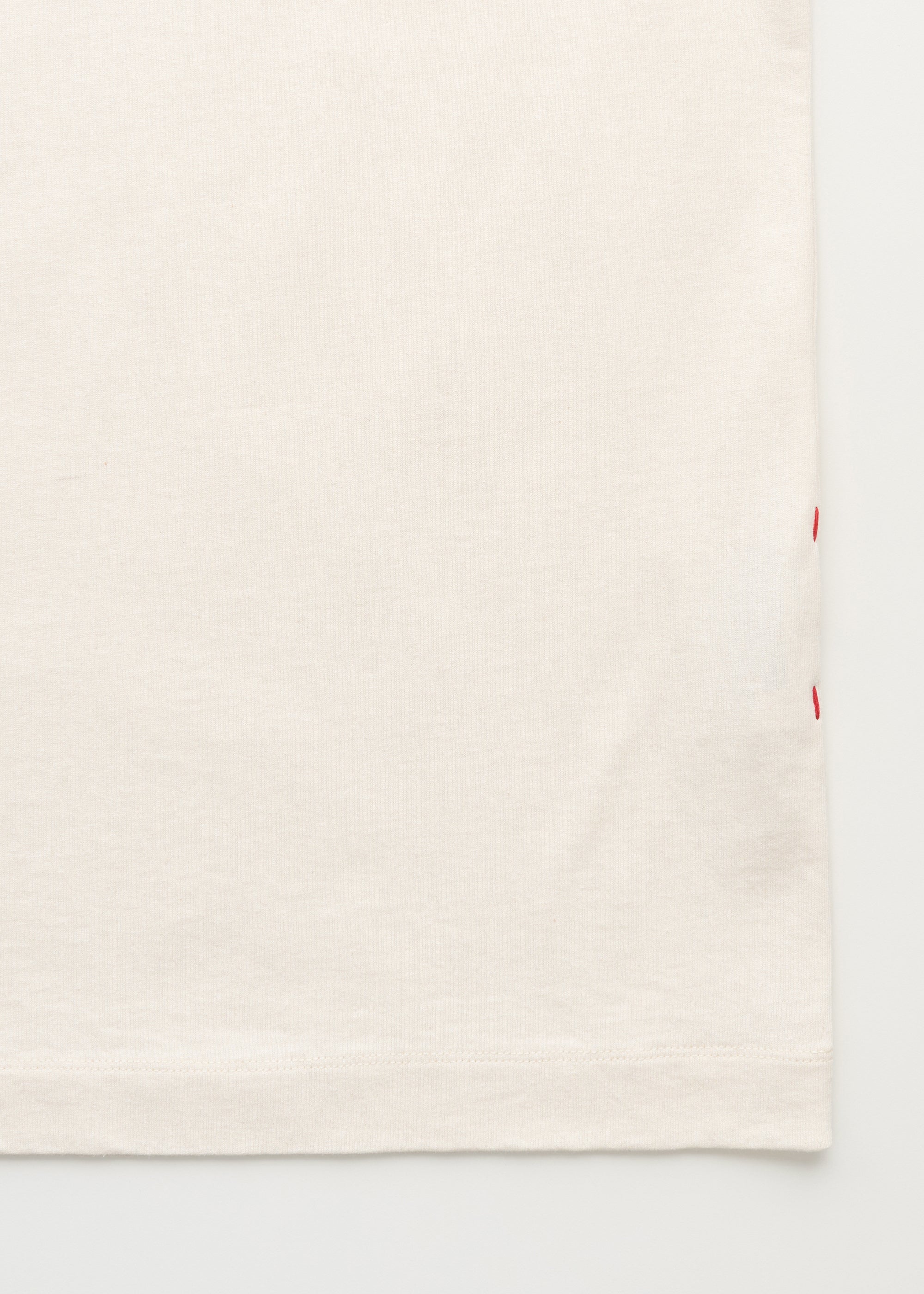 Lui circular tee | Pure Ecru T-shirt aiayu