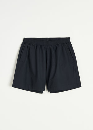 Lulu poplin shorts | Black Navy