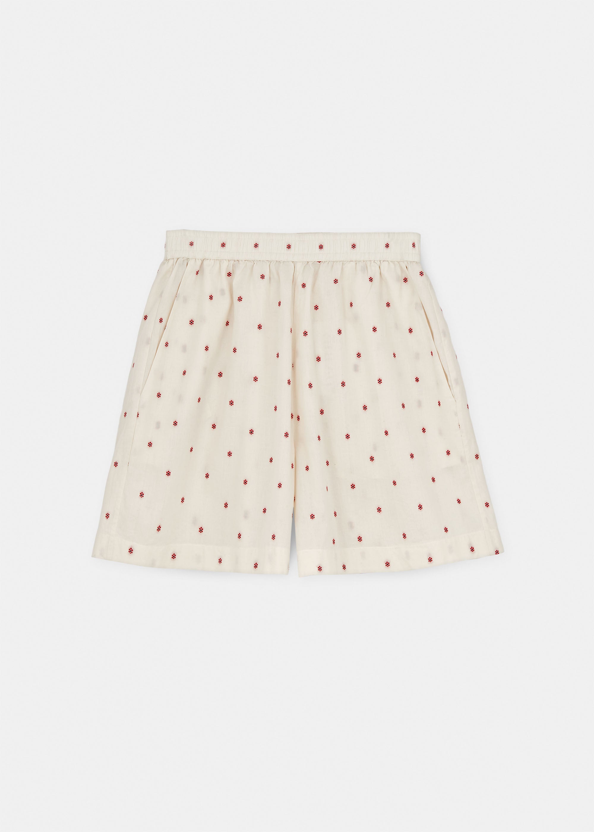 Lulu shorts flore | Mix Creme