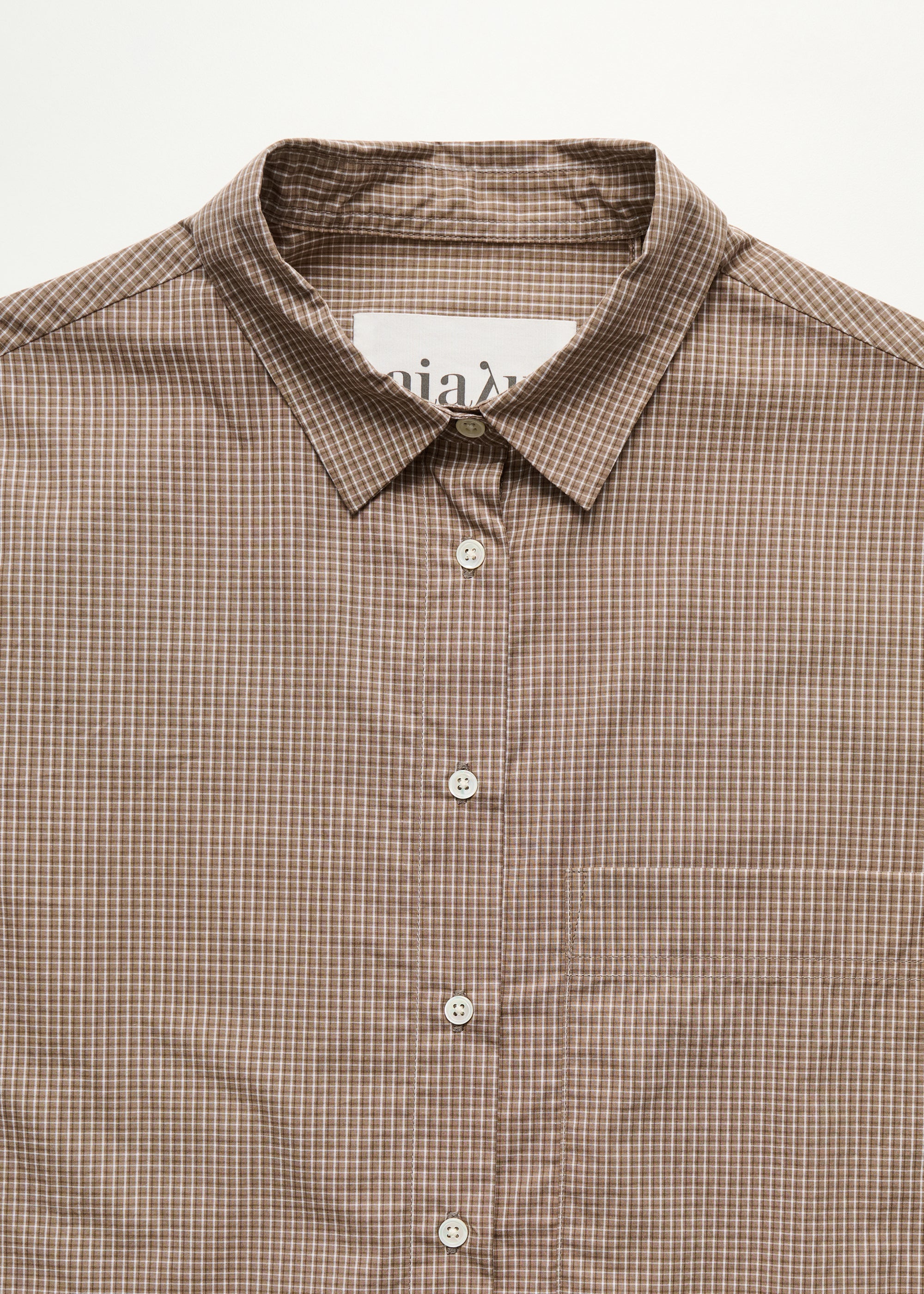 Lynette shirt check | Mix Fossil