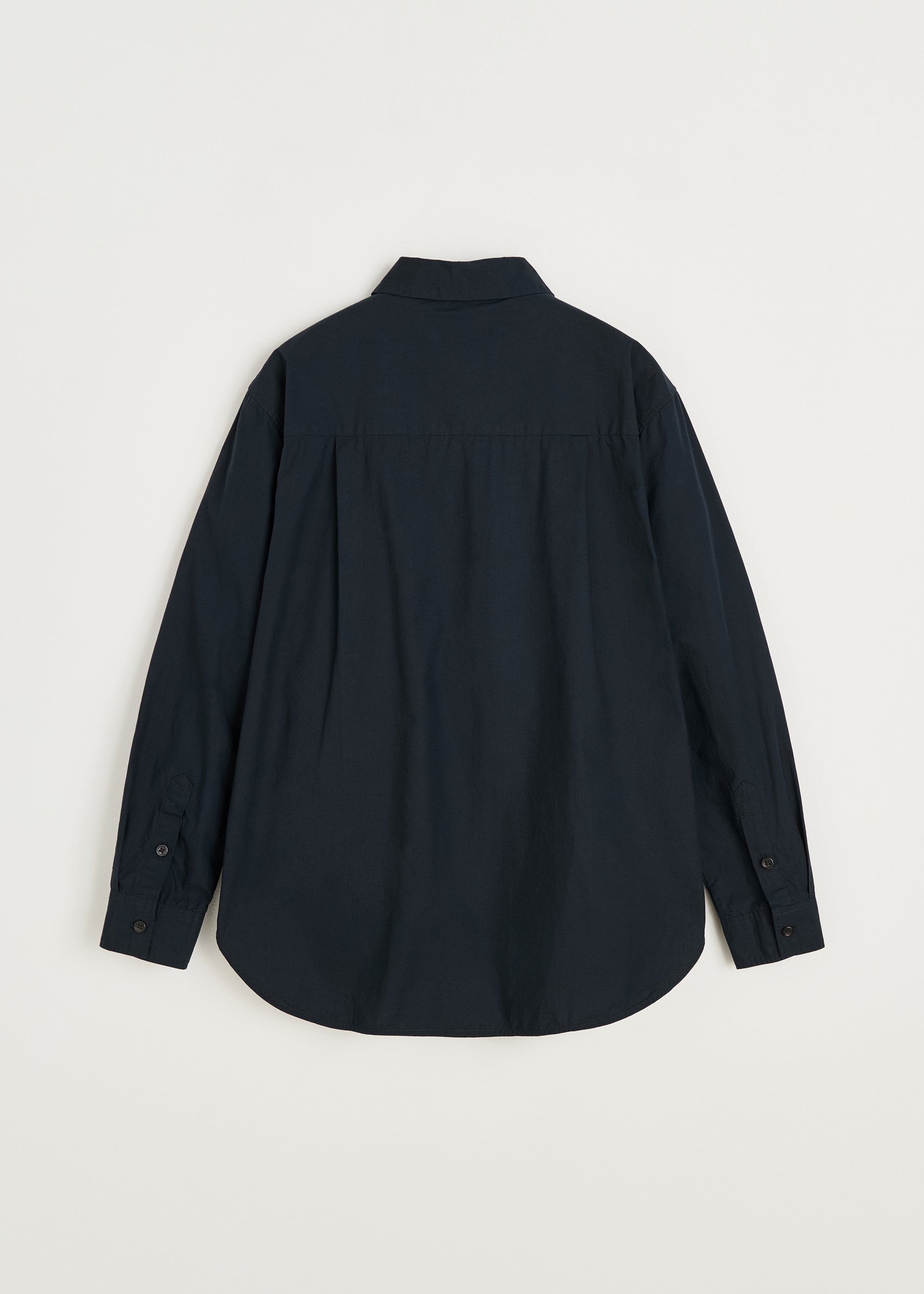 Lynette shirt dark horn | Black Navy Shirt Woven aiayu