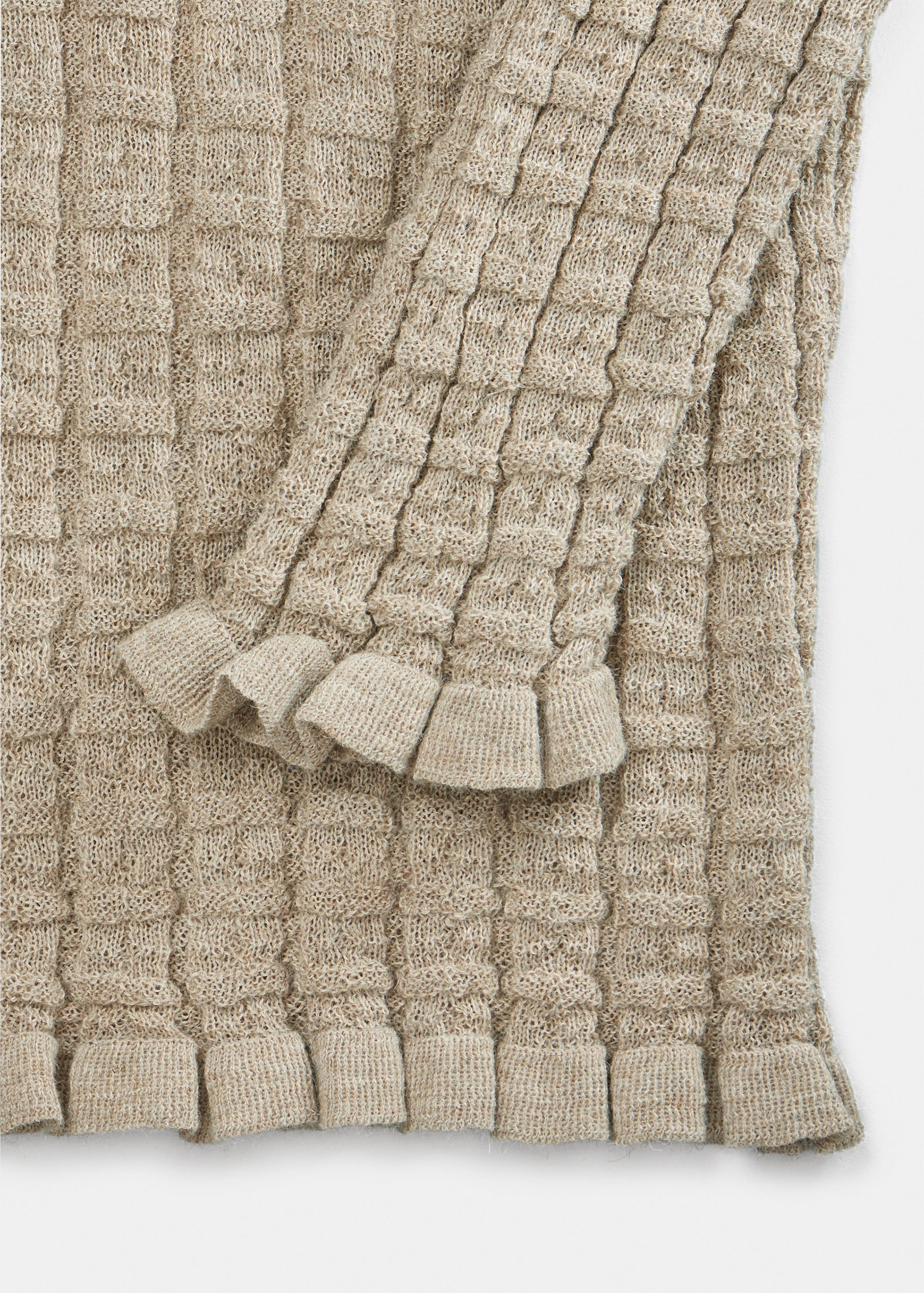 Mirja llama wool blouse | Pure Wheat