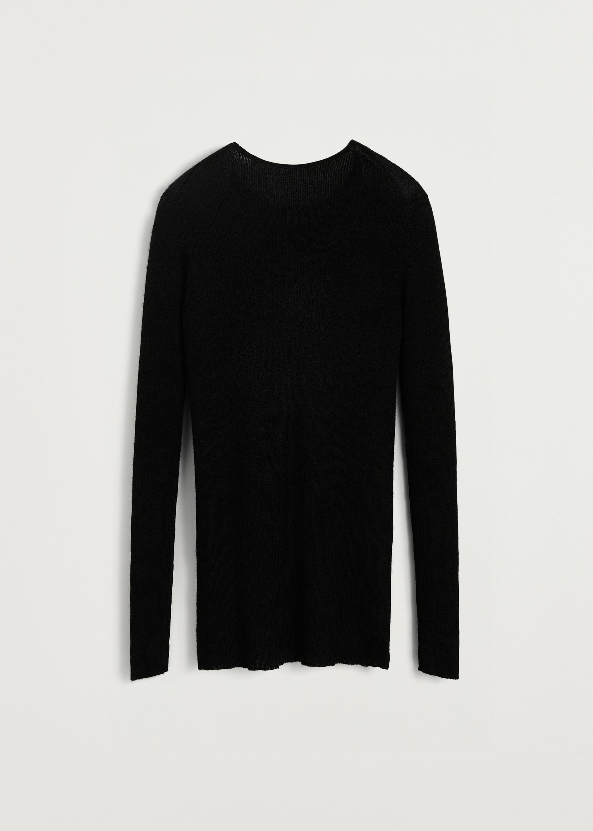 Madigan blouse - cashmere | Black