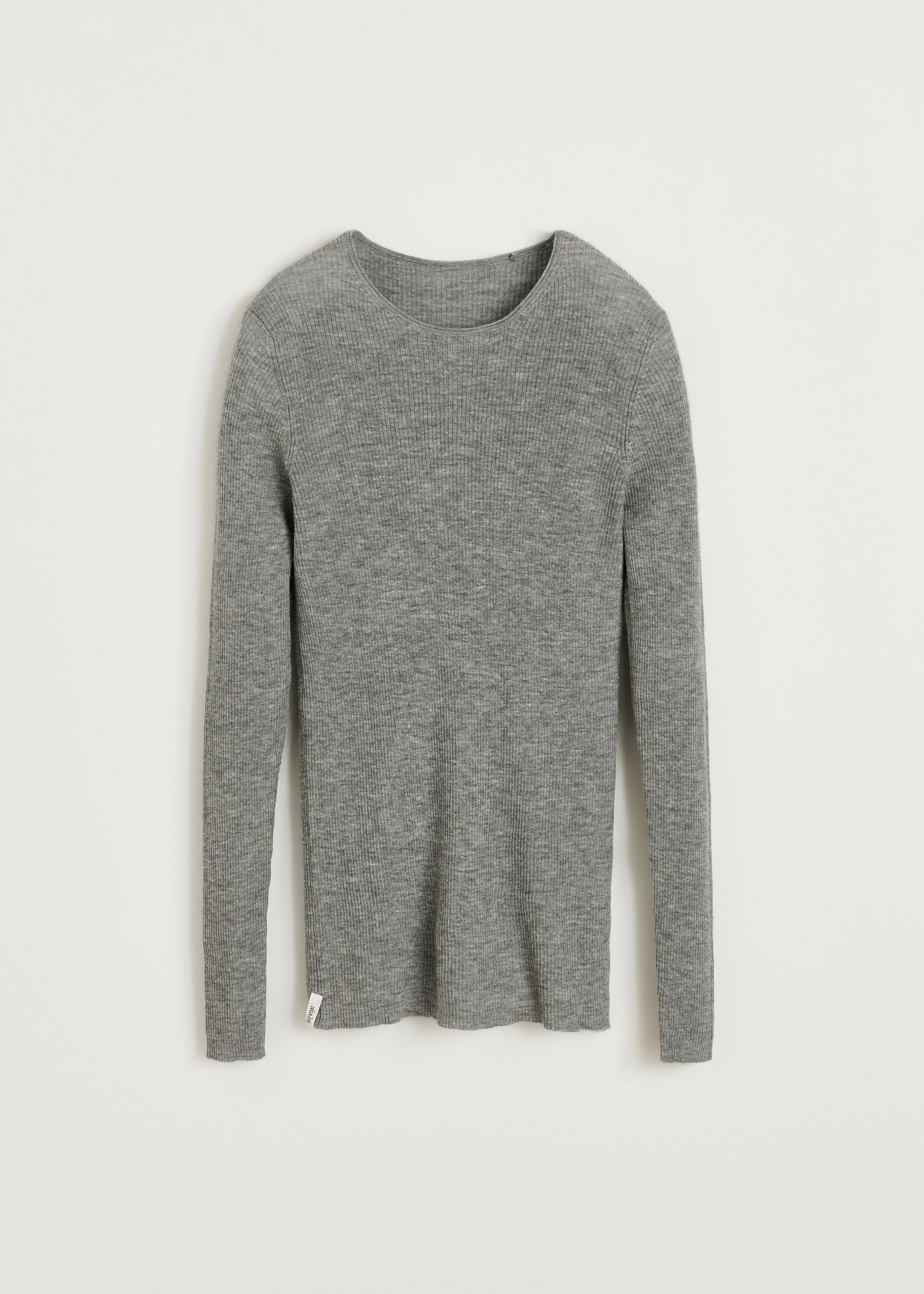 Madigan cashmere blouse | Grey Melange