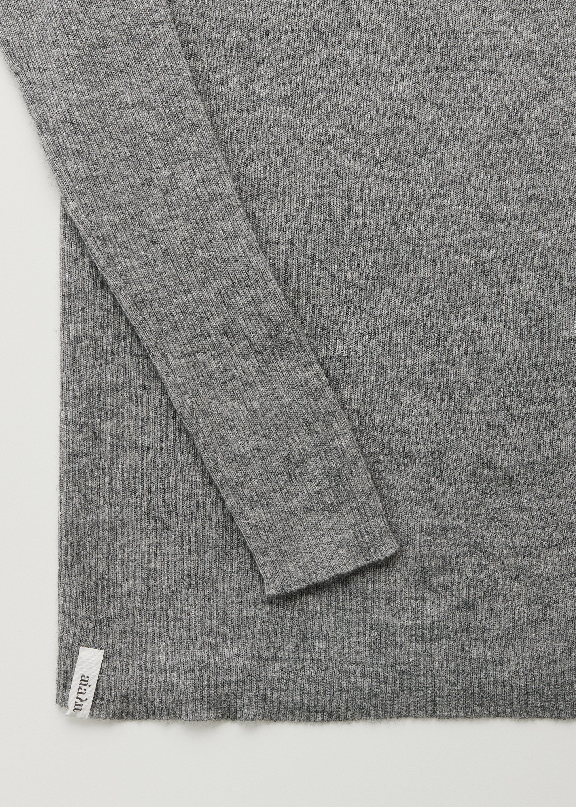 Madigan blouse - cashmere | Grey Melange