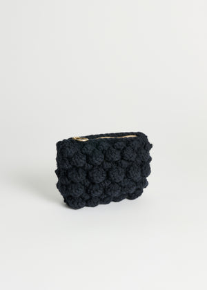 Mala wallet | Black Navy Purse aiayu