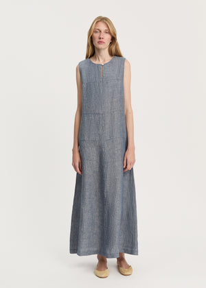 Martha dress linen | Night Sky Dress aiayu