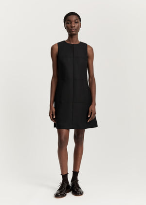 Martha dress mini – wool | Black Dress aiayu