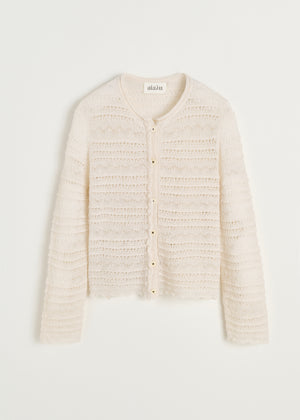 Mateo cardigan – pure llama | Albicant Cardigan aiayu