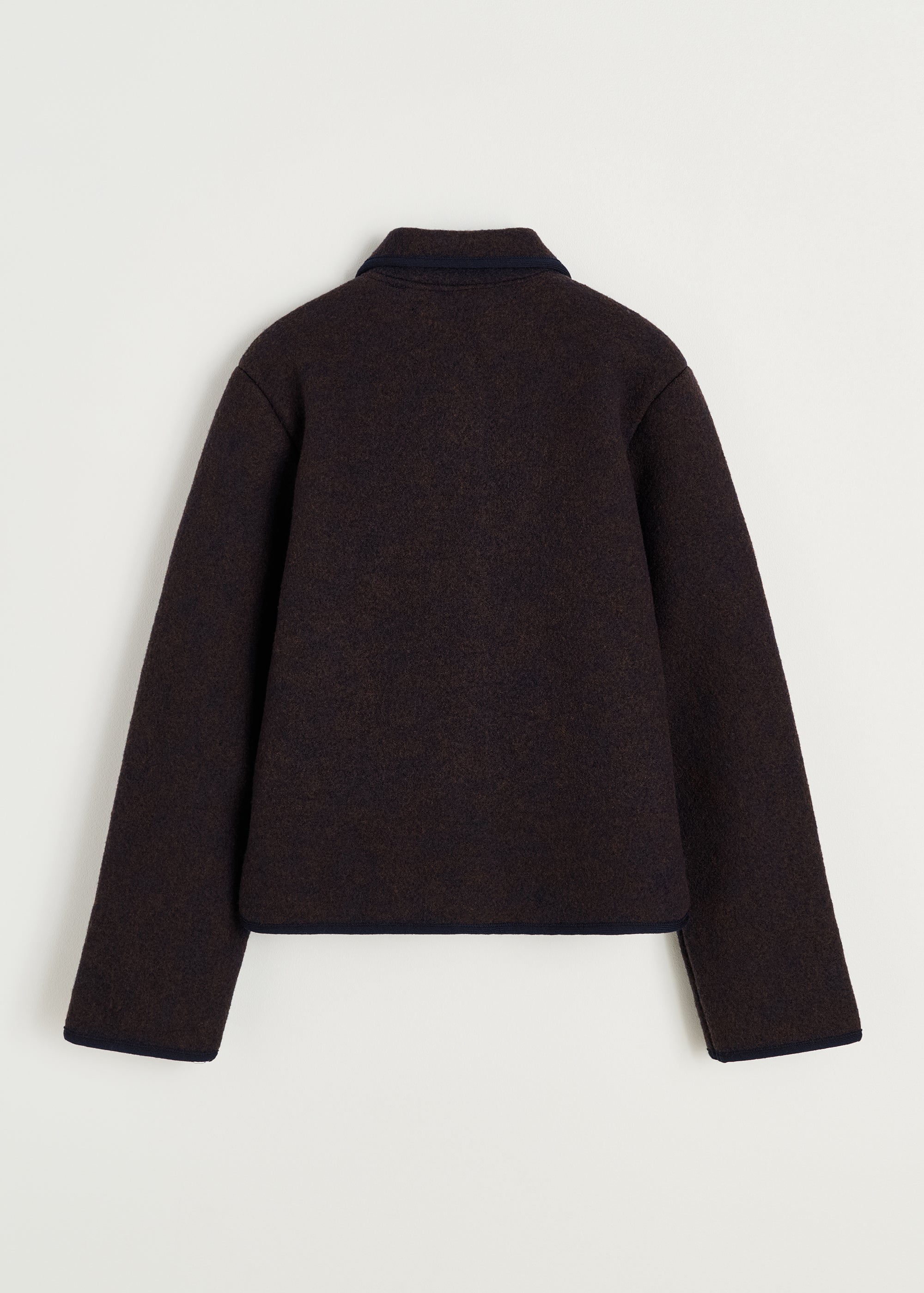 Mayra jacket – pure merino wool | Navy Melange Jacket aiayu