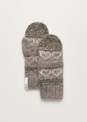 Mei mittens – wool | Mix Bark Mittens aiayu