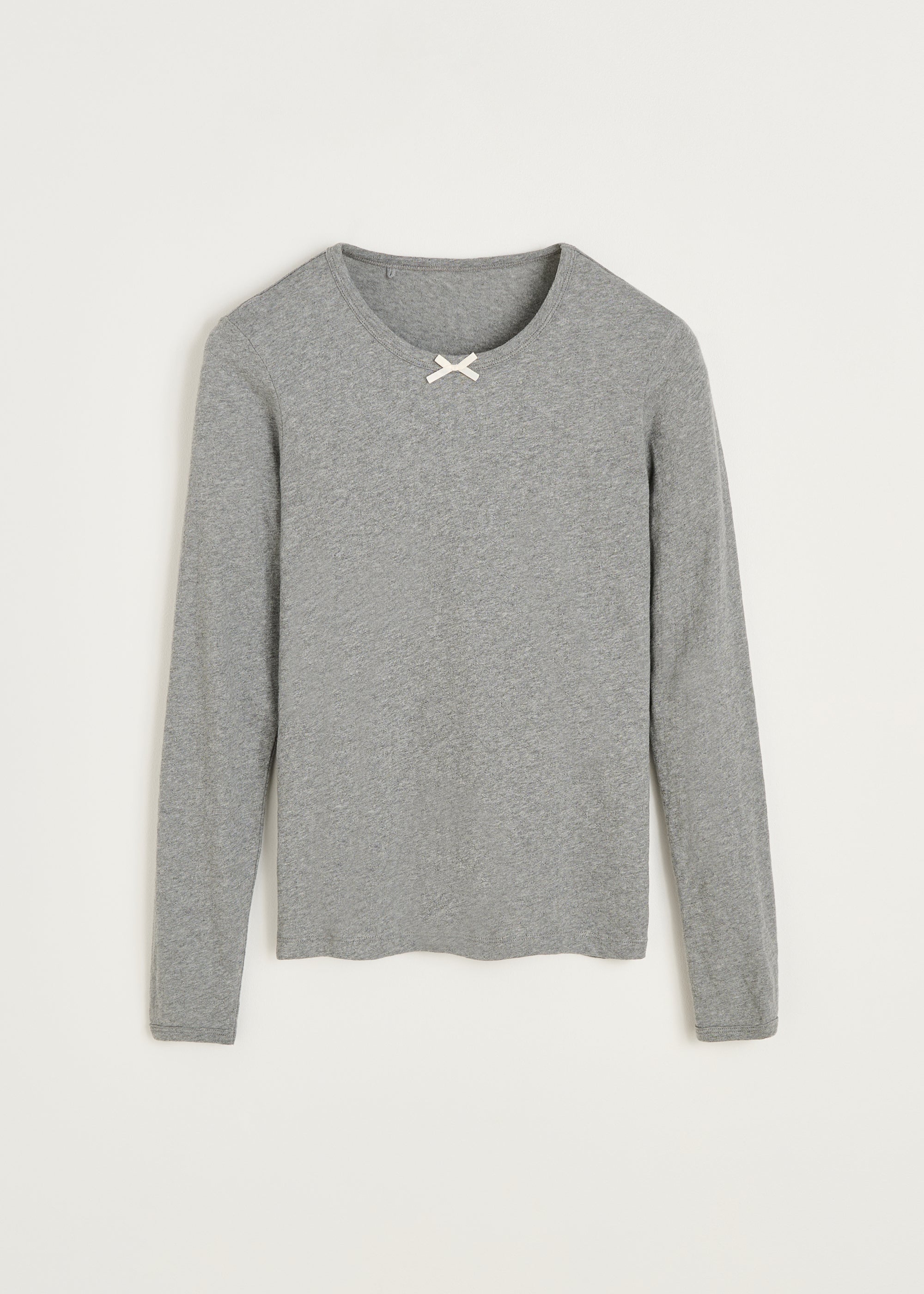 Messhu long sleeve melange | Grey Melange T-shirt aiayu