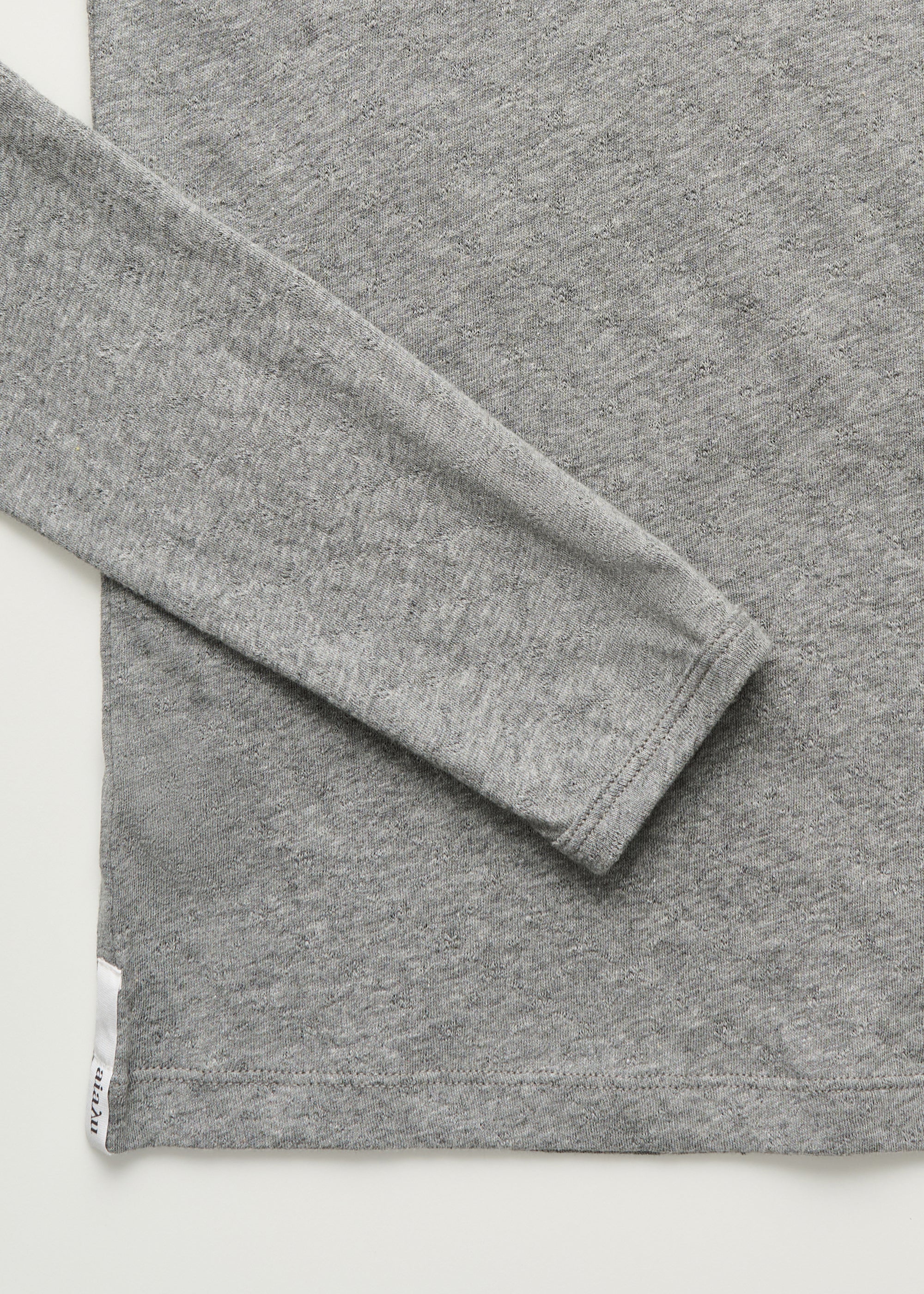 Messhu long sleeve melange | Grey Melange T-shirt aiayu