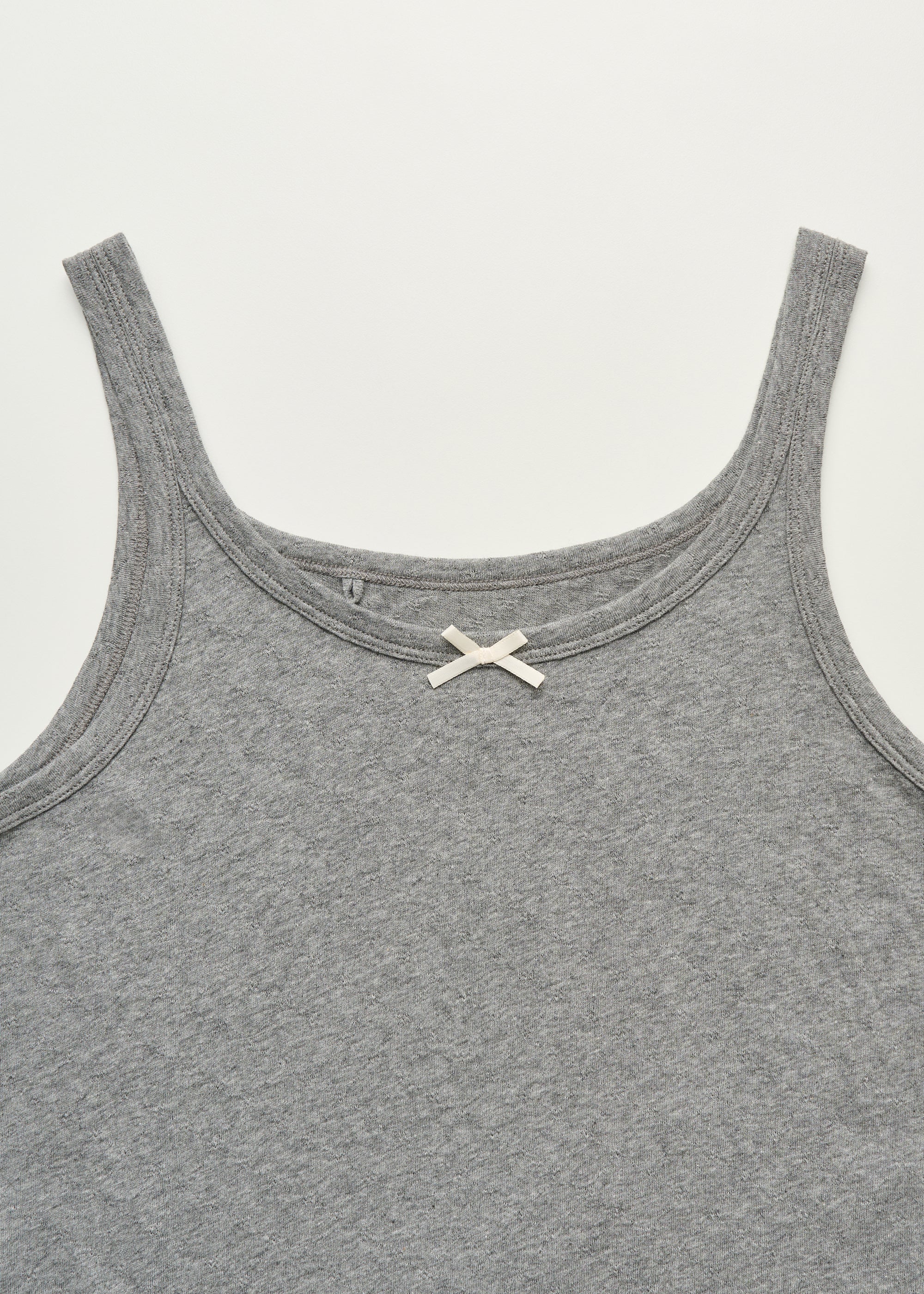 Messhu tank melange | Grey Melange Tank aiayu