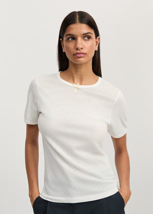 Messhu tee | Pure Ecru T-shirt aiayu