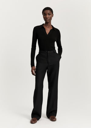 Milo pant wool | Black Pants aiayu