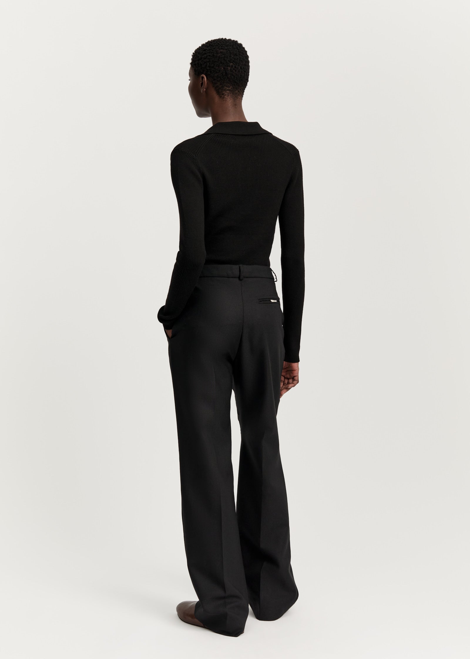Milo pant wool | Black Pants aiayu
