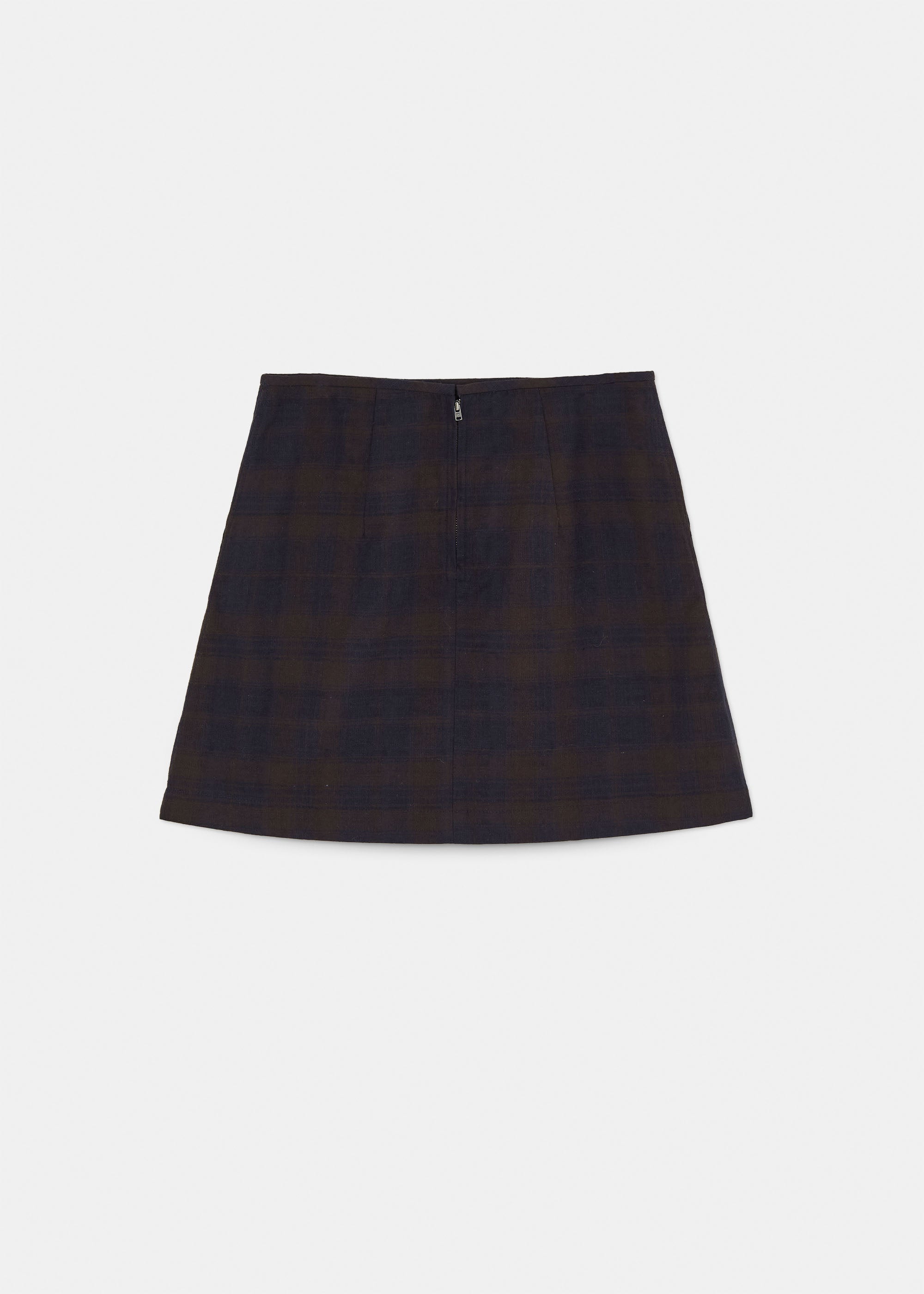 Mini skirt check | Mix Navy