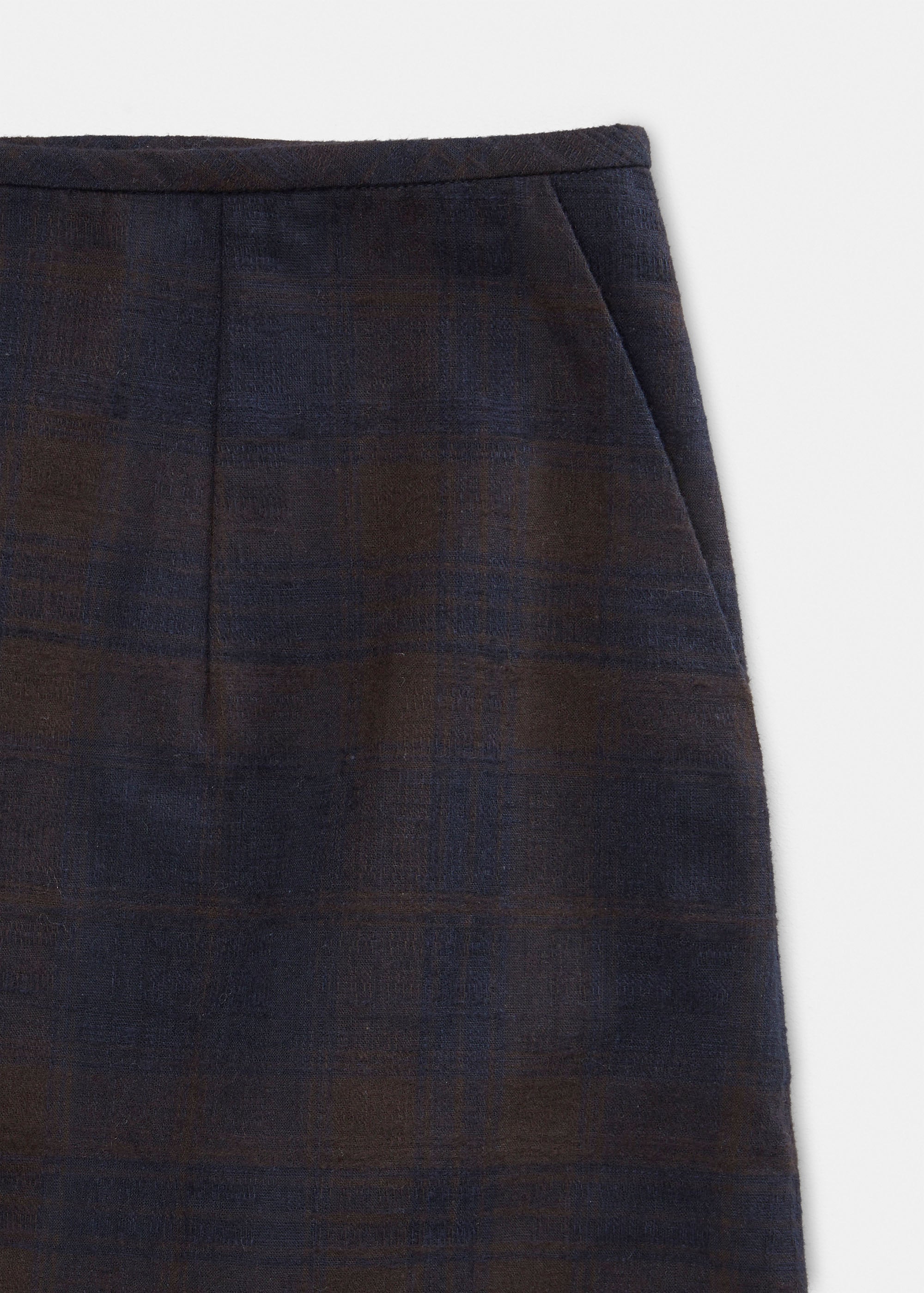 Mini skirt check | Mix Navy