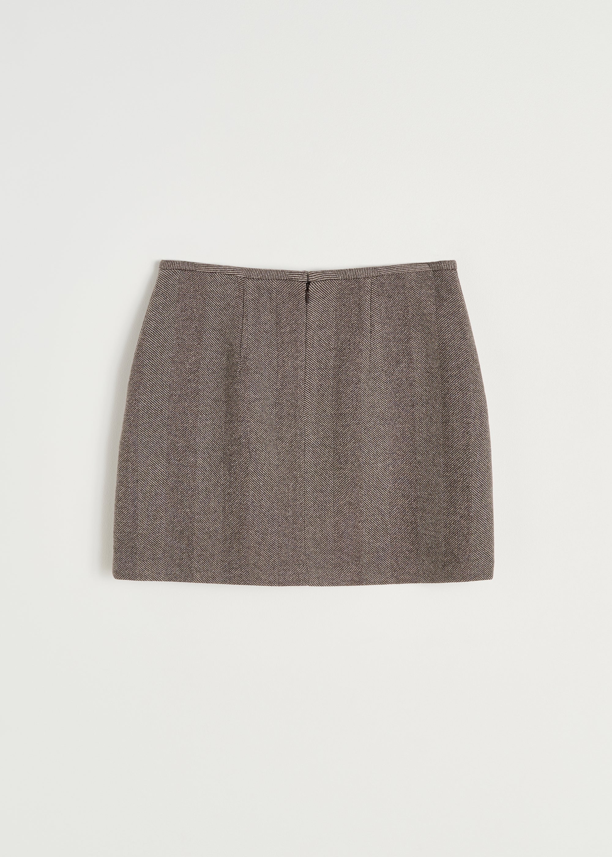 Mini skirt – wool | Herringbone Skirt aiayu