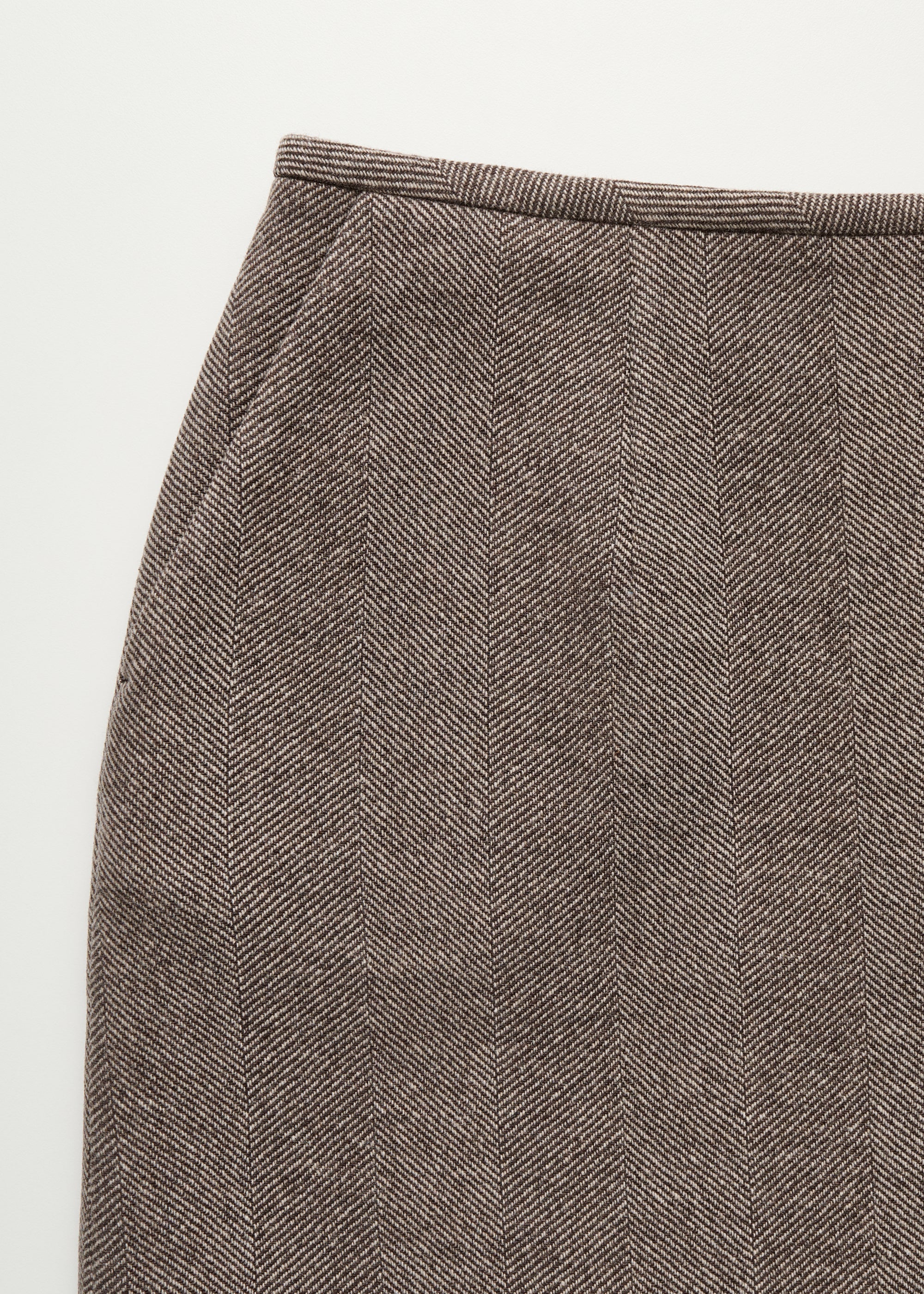 Mini skirt – wool | Herringbone Skirt aiayu
